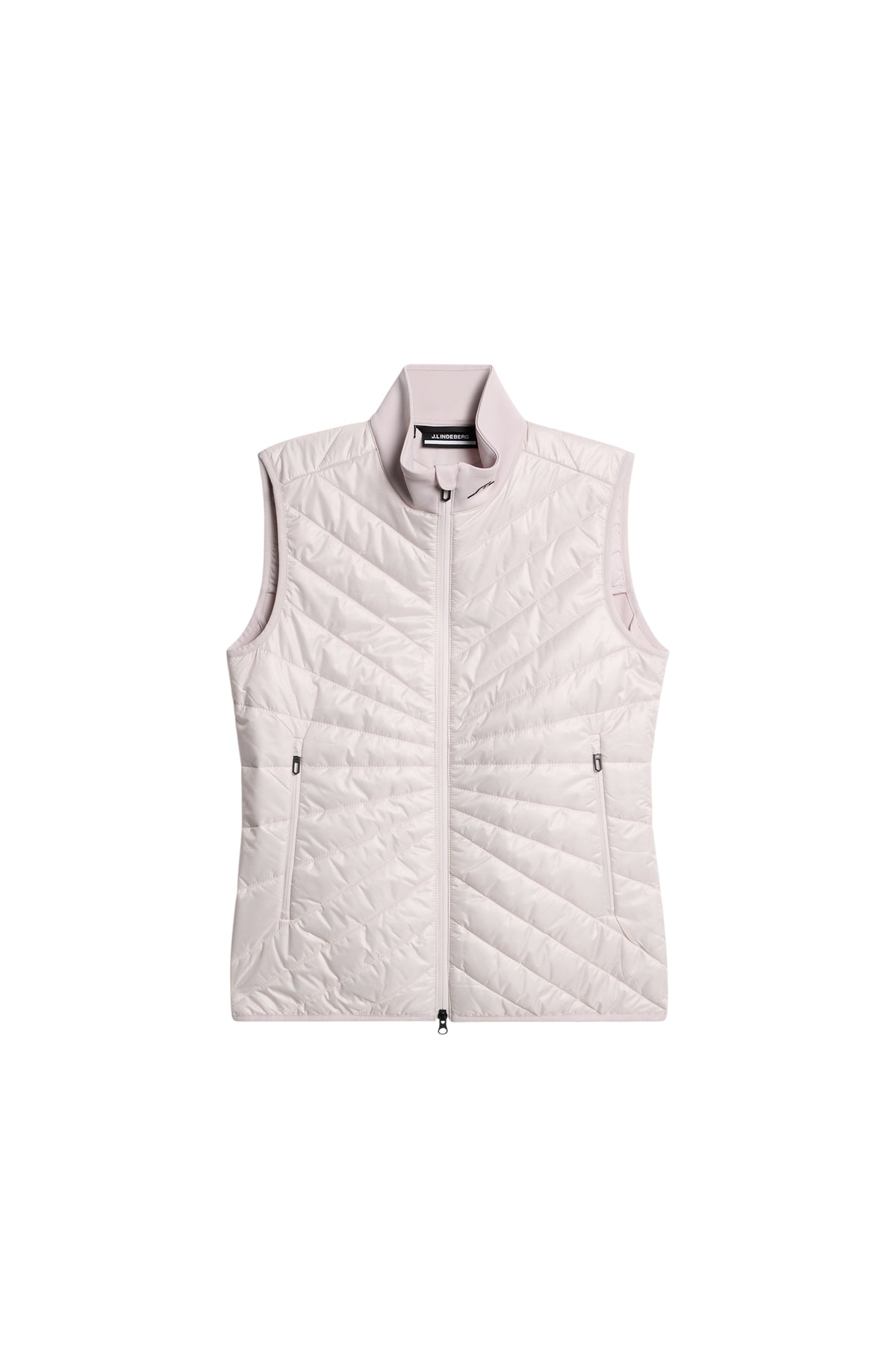 Madde Quilt Hybrid Vest in Grey Lilac by J.Lindeberg