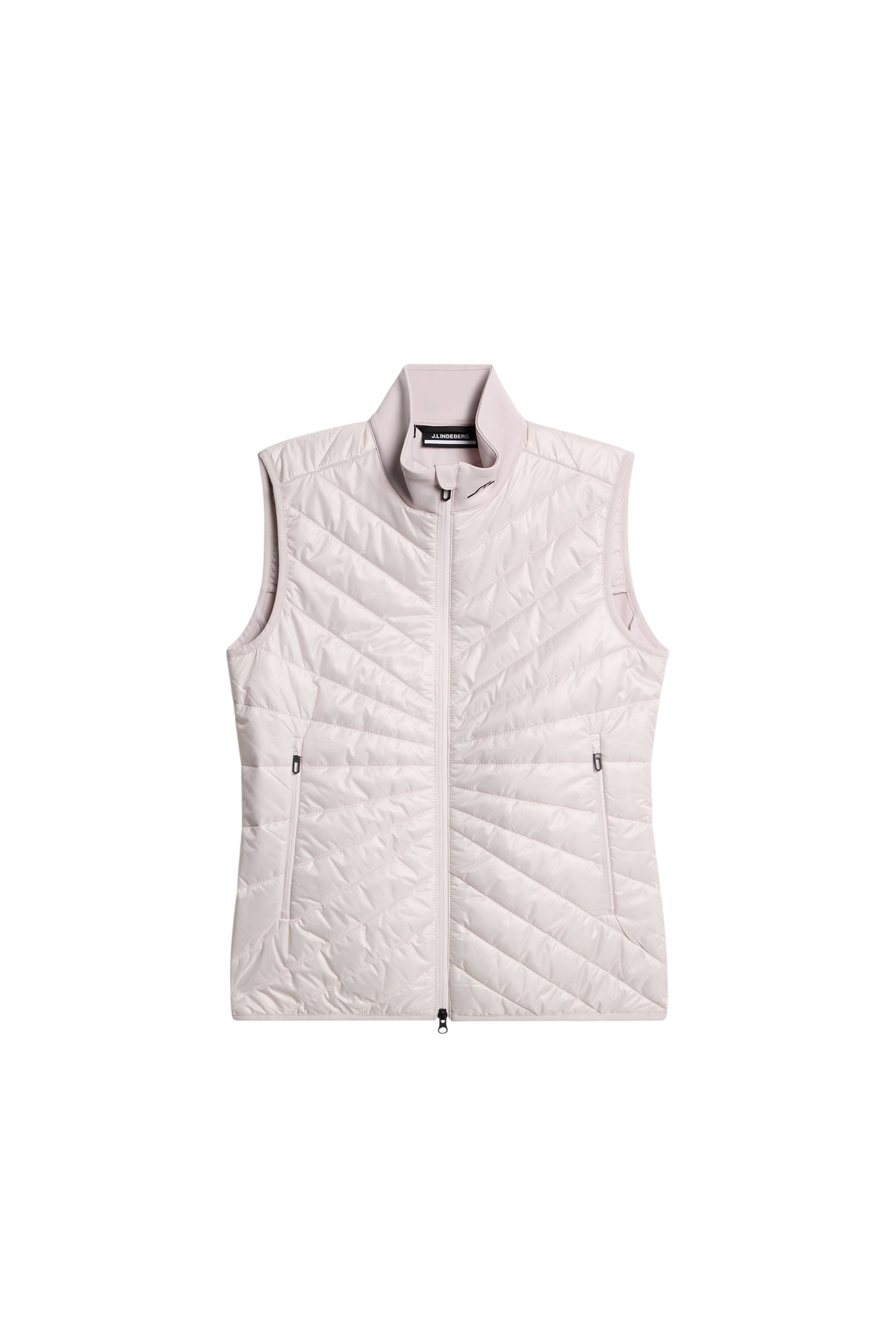 Madde Quilt Hybrid Vest in Grey Lilac by J.Lindeberg