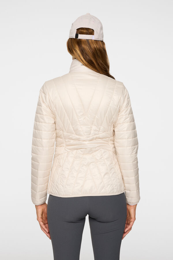 Marble Quilted Jacket / Moonbeam