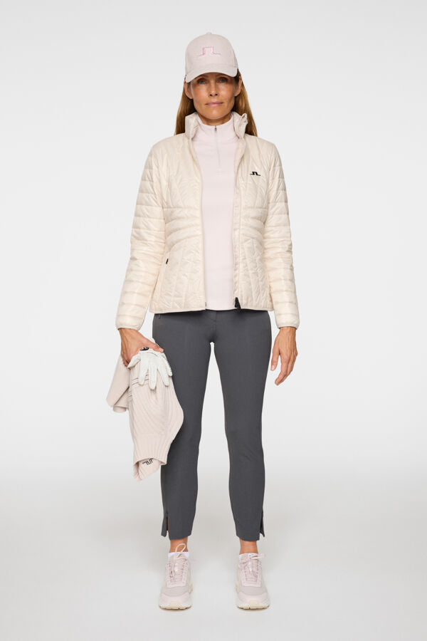 Marble Quilted Jacket / Moonbeam