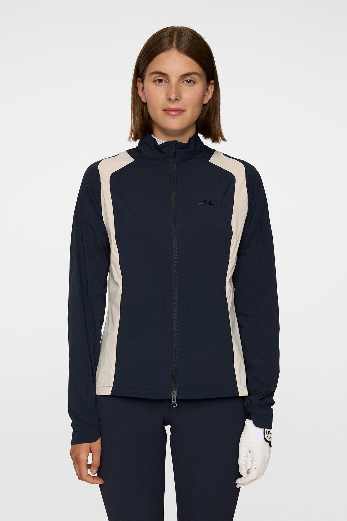 Brooks Zip Jacket in JL Navy by J.Lindeberg