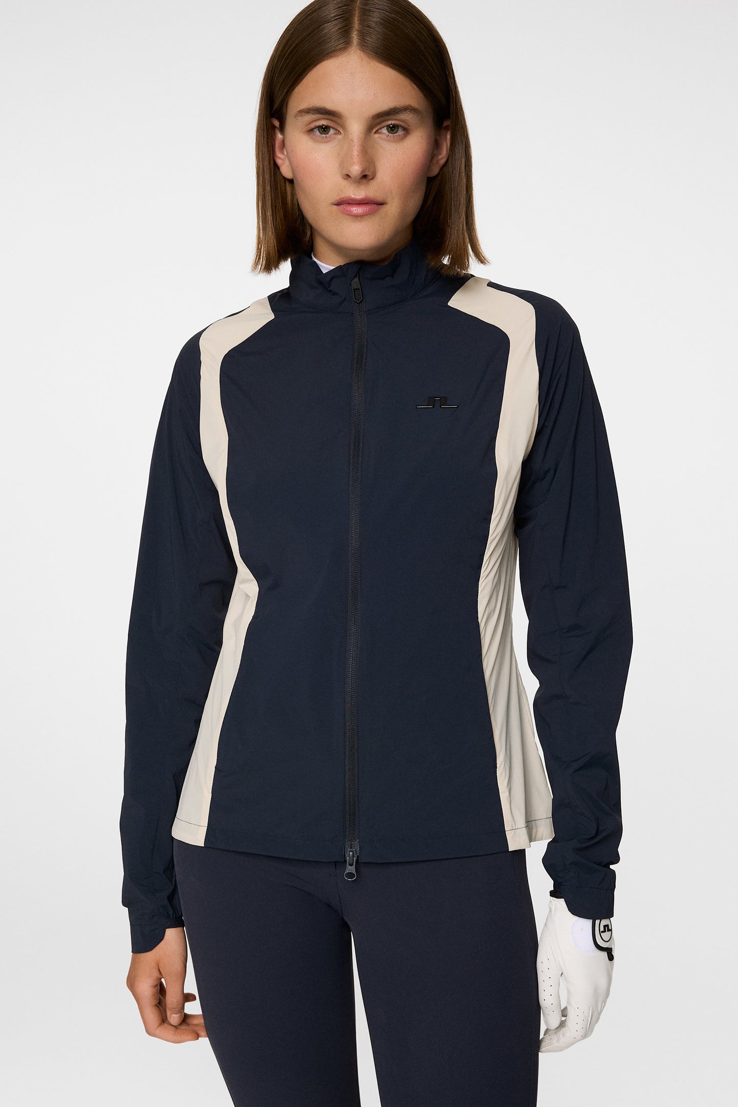 Brooks Zip Jacket in JL Navy by J.Lindeberg