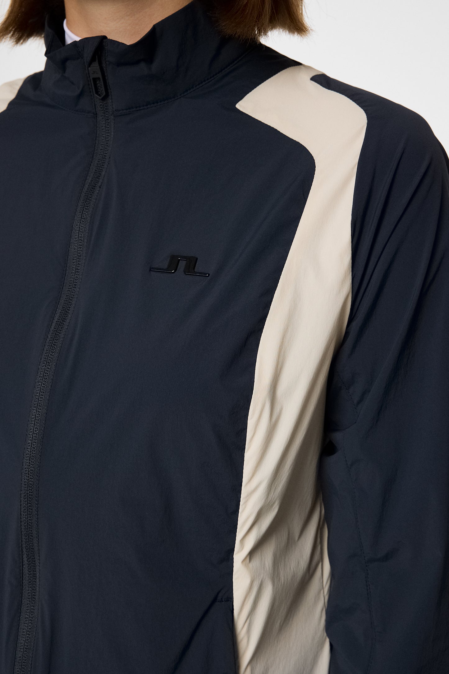 Brooks Zip Jacket in JL Navy by J.Lindeberg