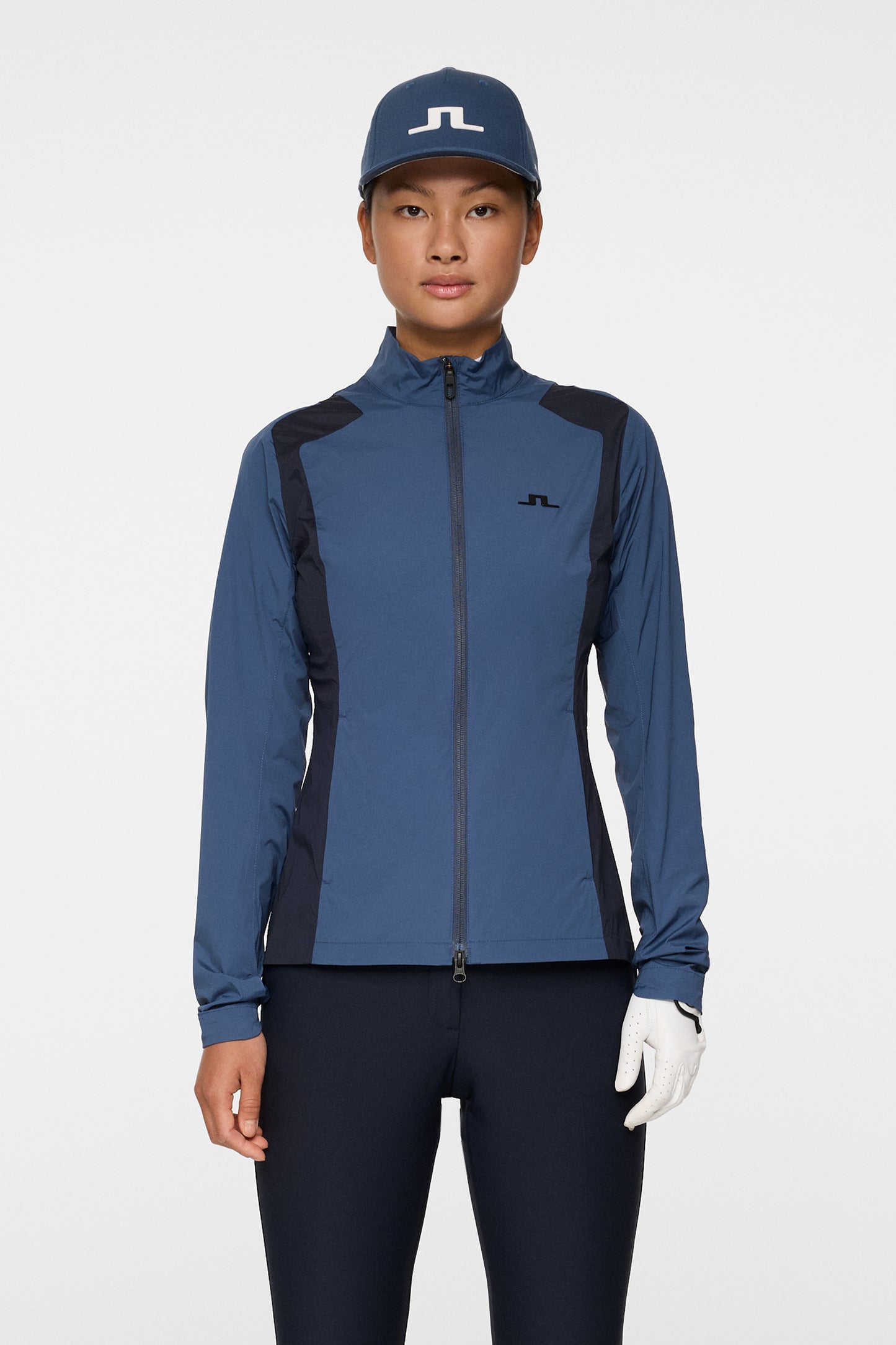 Brooks Zip Jacket in Vintage Indigo by J.Lindeberg