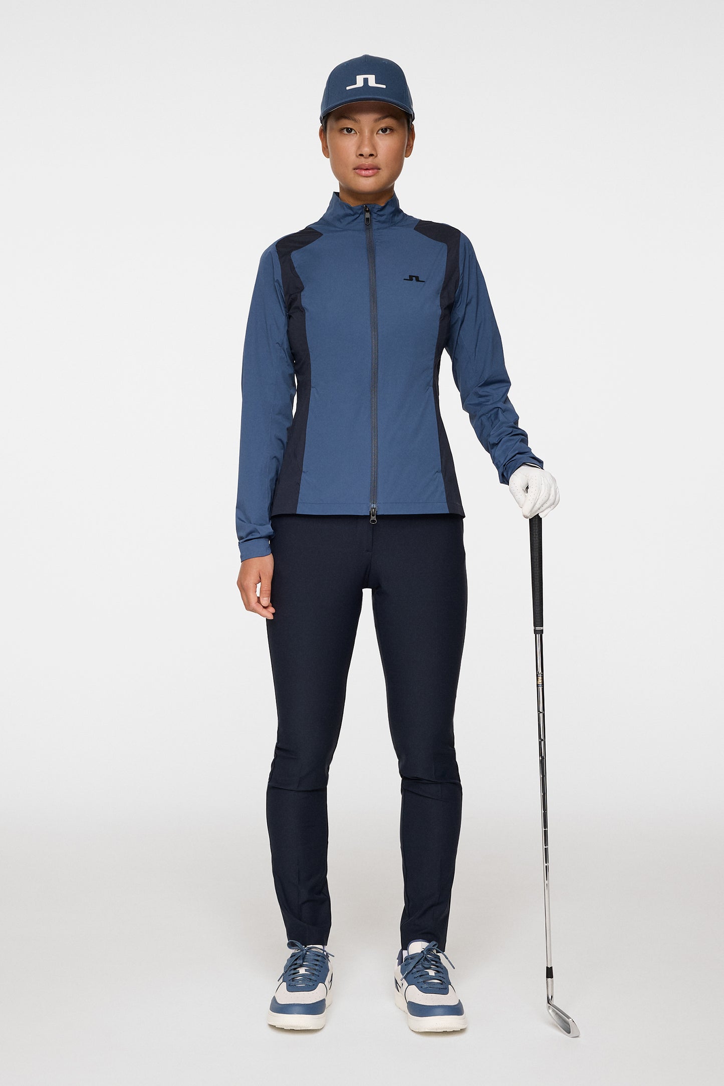 Brooks Zip Jacket in Vintage Indigo by J.Lindeberg