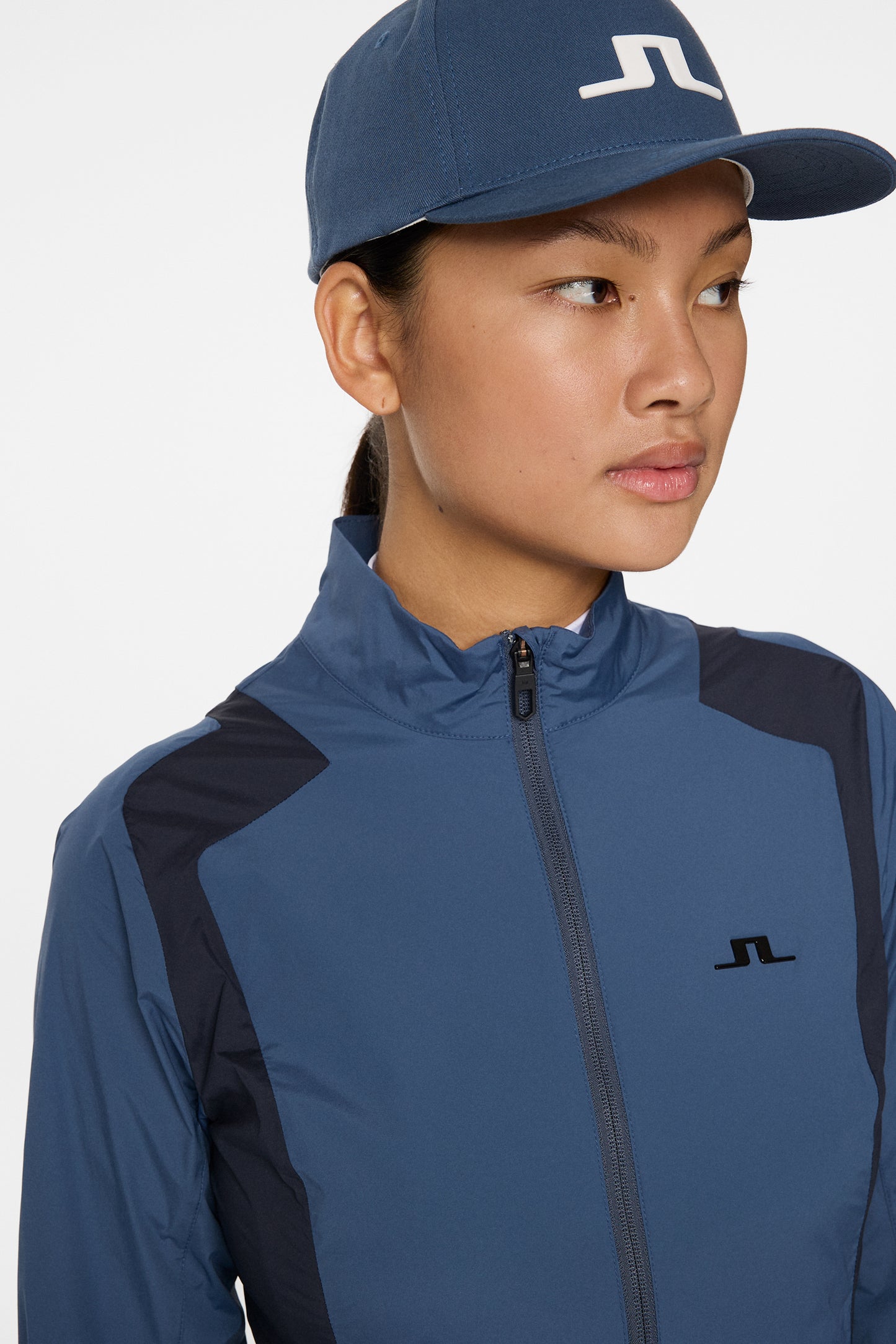 Brooks Zip Jacket in Vintage Indigo by J.Lindeberg