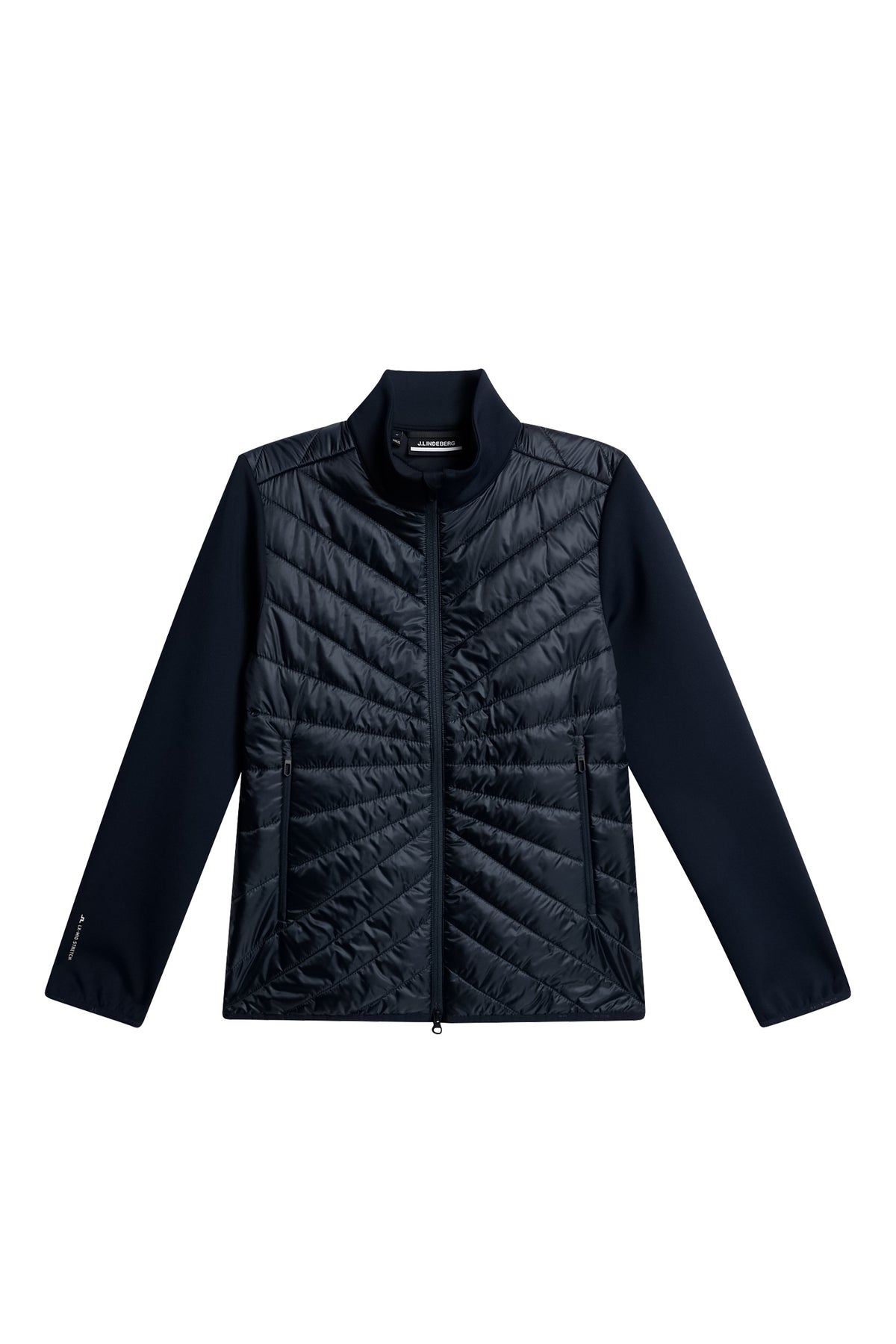 Madde Quilt Hybrid Jacket in JL Navy by J.Lindeberg