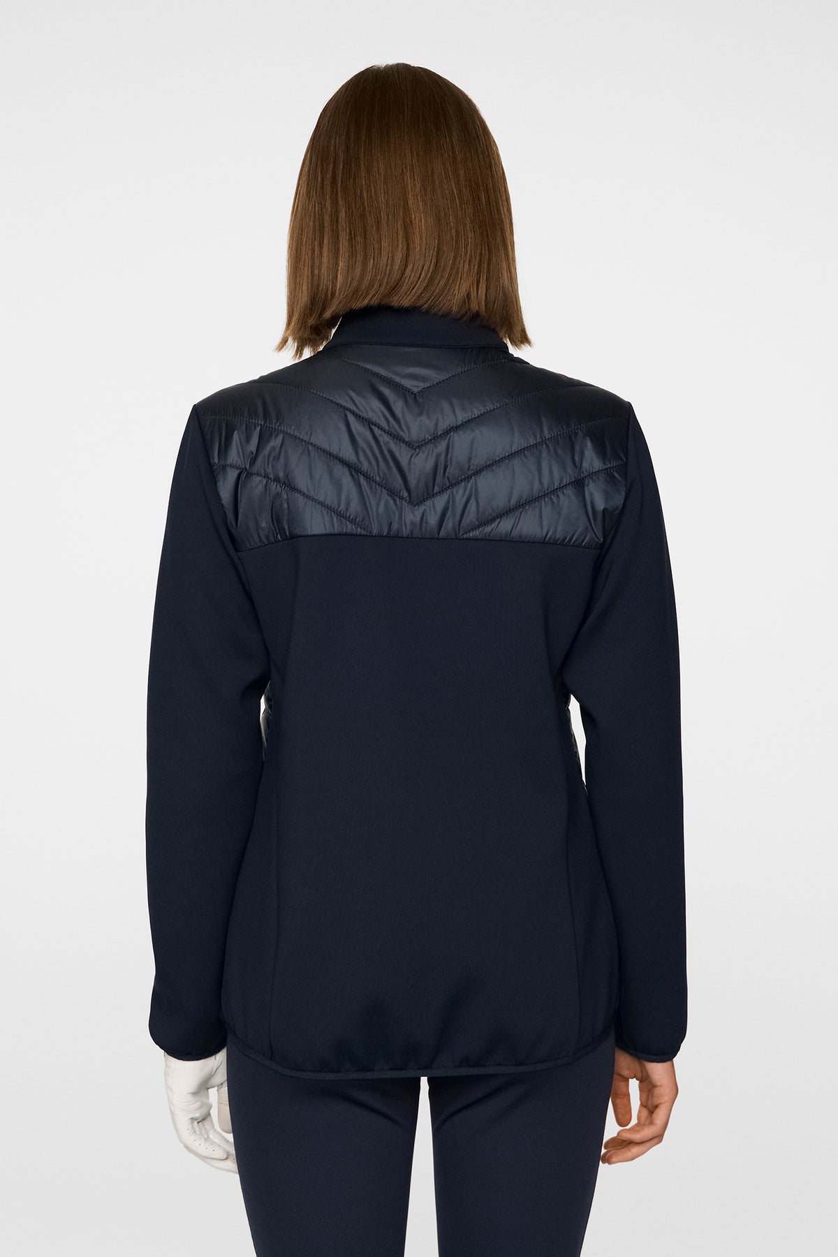 Madde Quilt Hybrid Jacket in JL Navy by J.Lindeberg