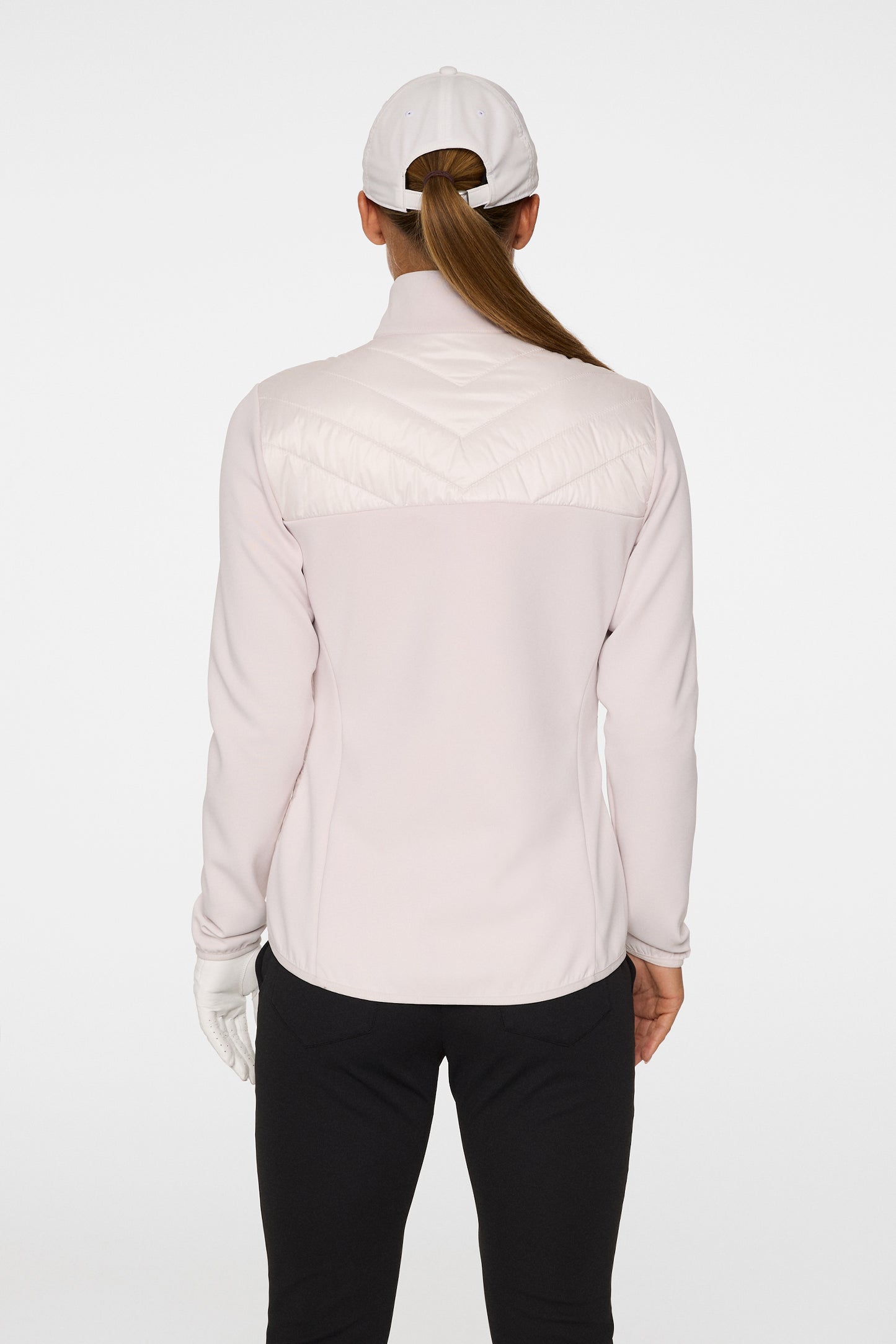 Madde Quilt Hybrid Jacket in Grey Lilac by J.Lindeberg