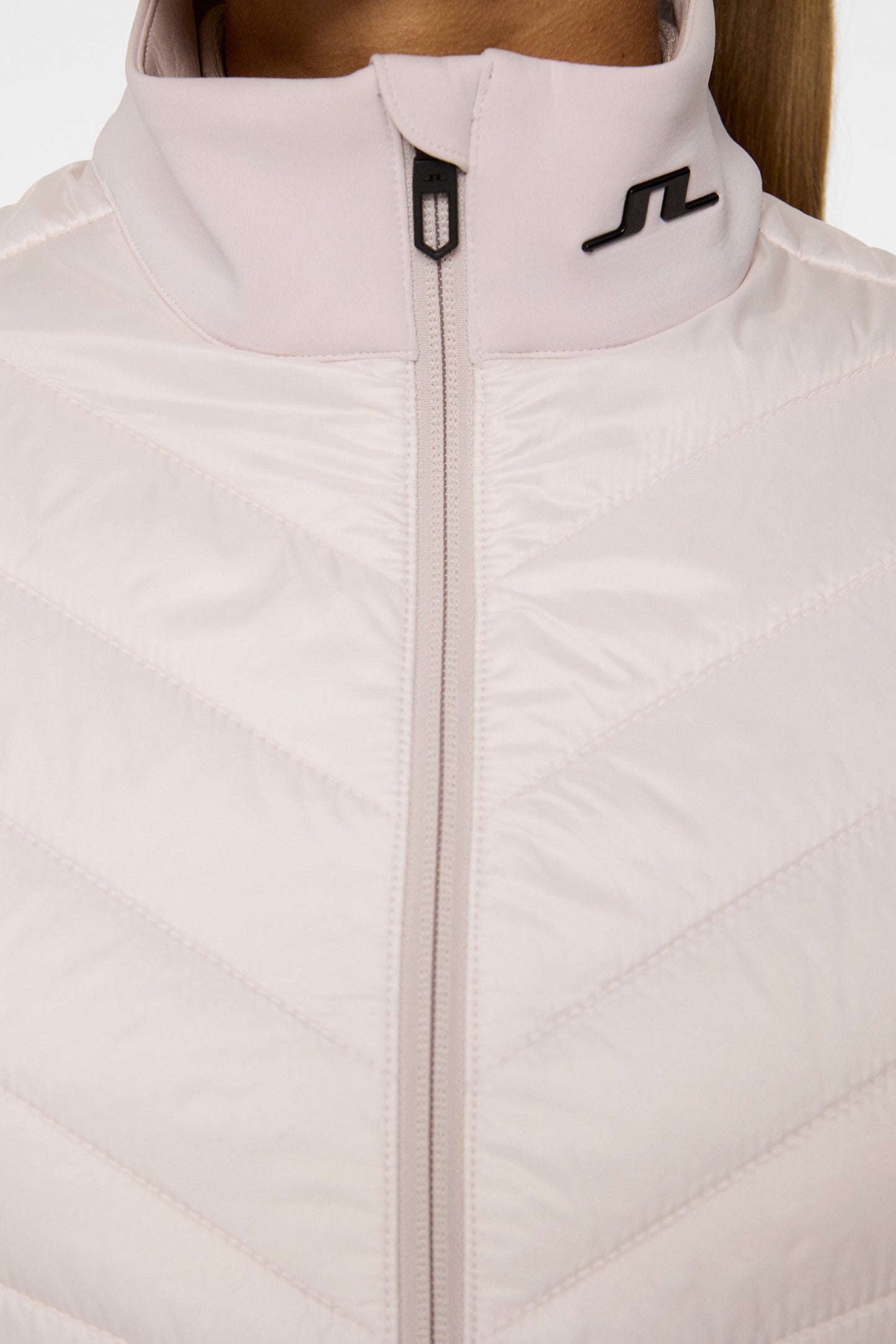 Madde Quilt Hybrid Jacket in Grey Lilac by J.Lindeberg