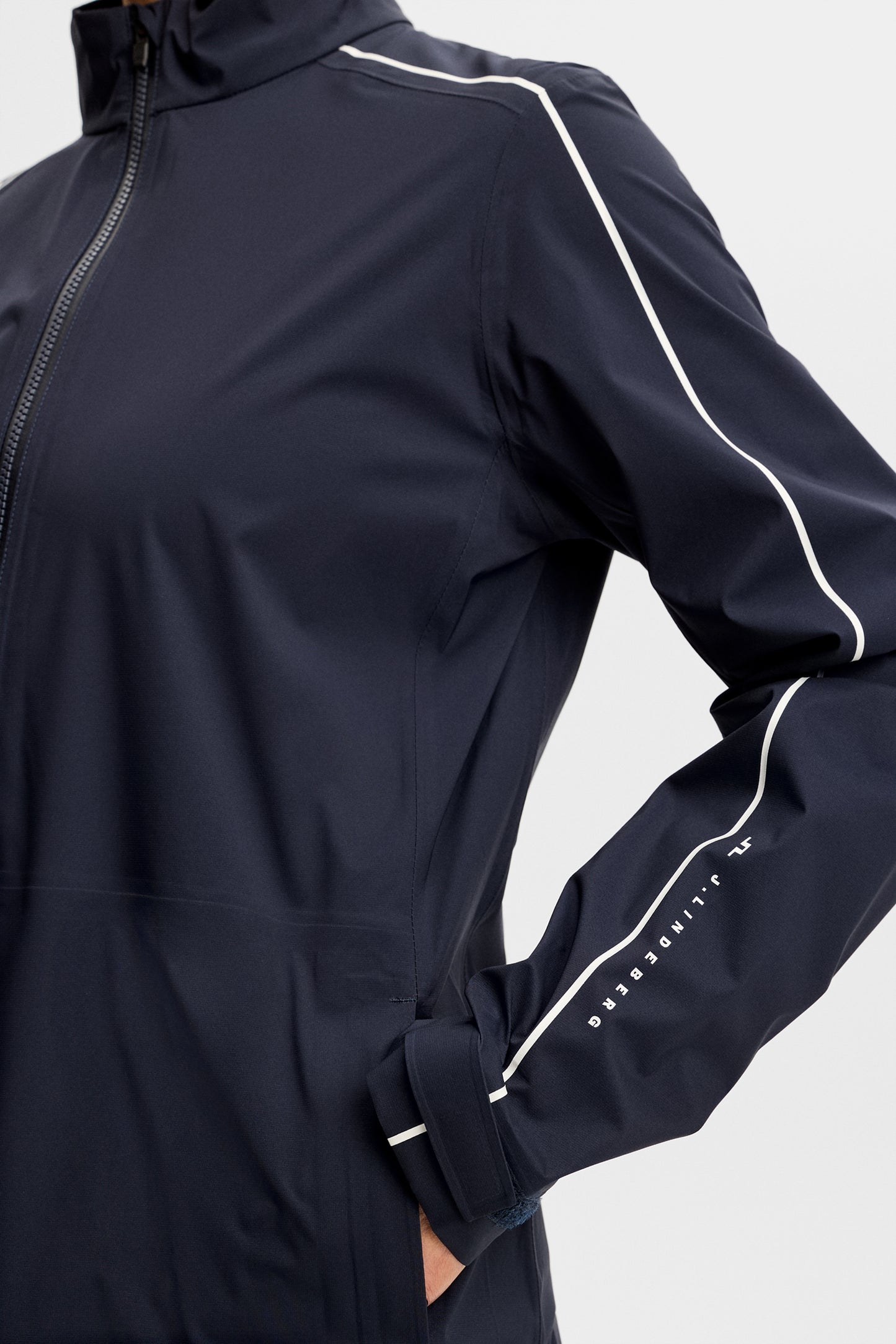 Bryn Rain Jacket in JL Navy by J.Lindeberg