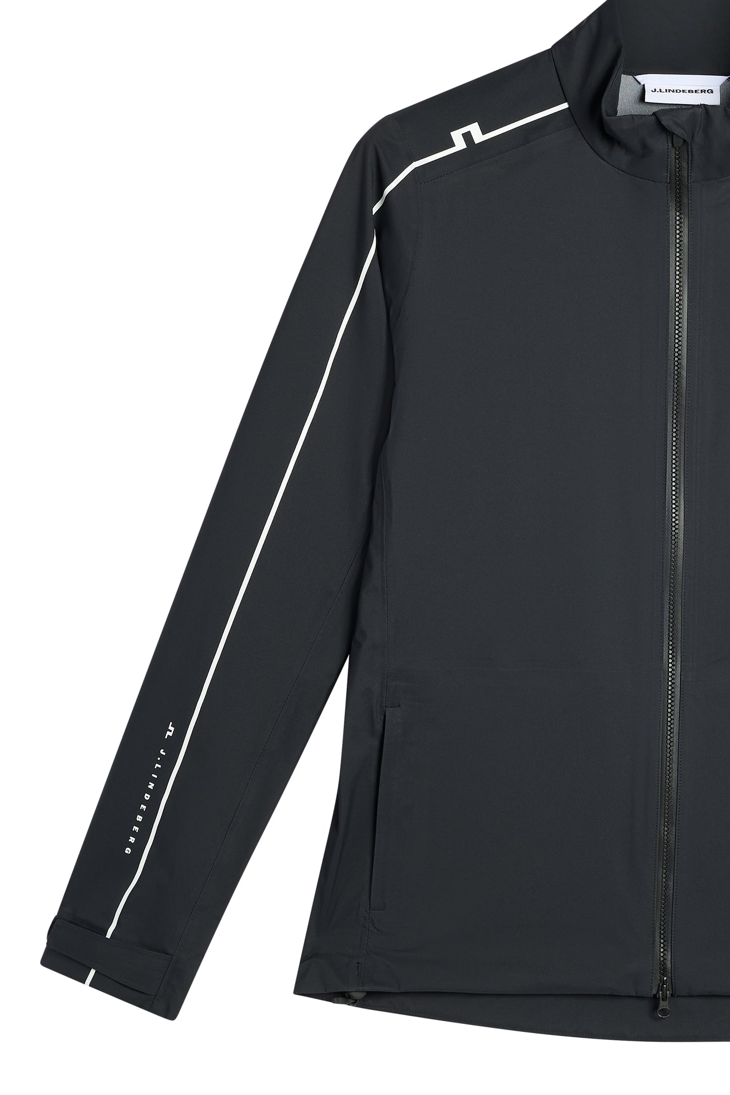 Bryn Rain Jacket in Black by J.Lindeberg