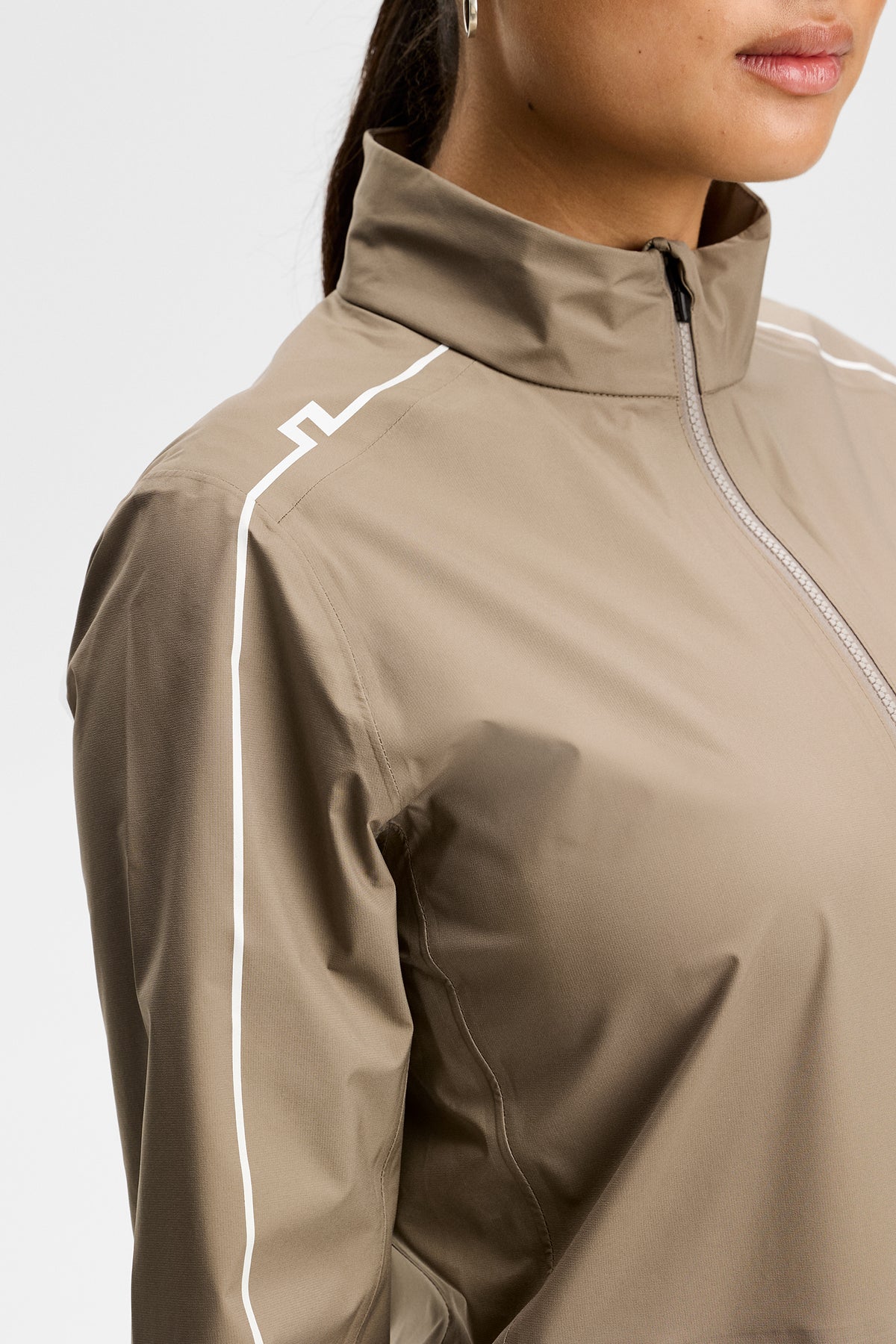 Bryn Rain Jacket in Brindle by J.Lindeberg
