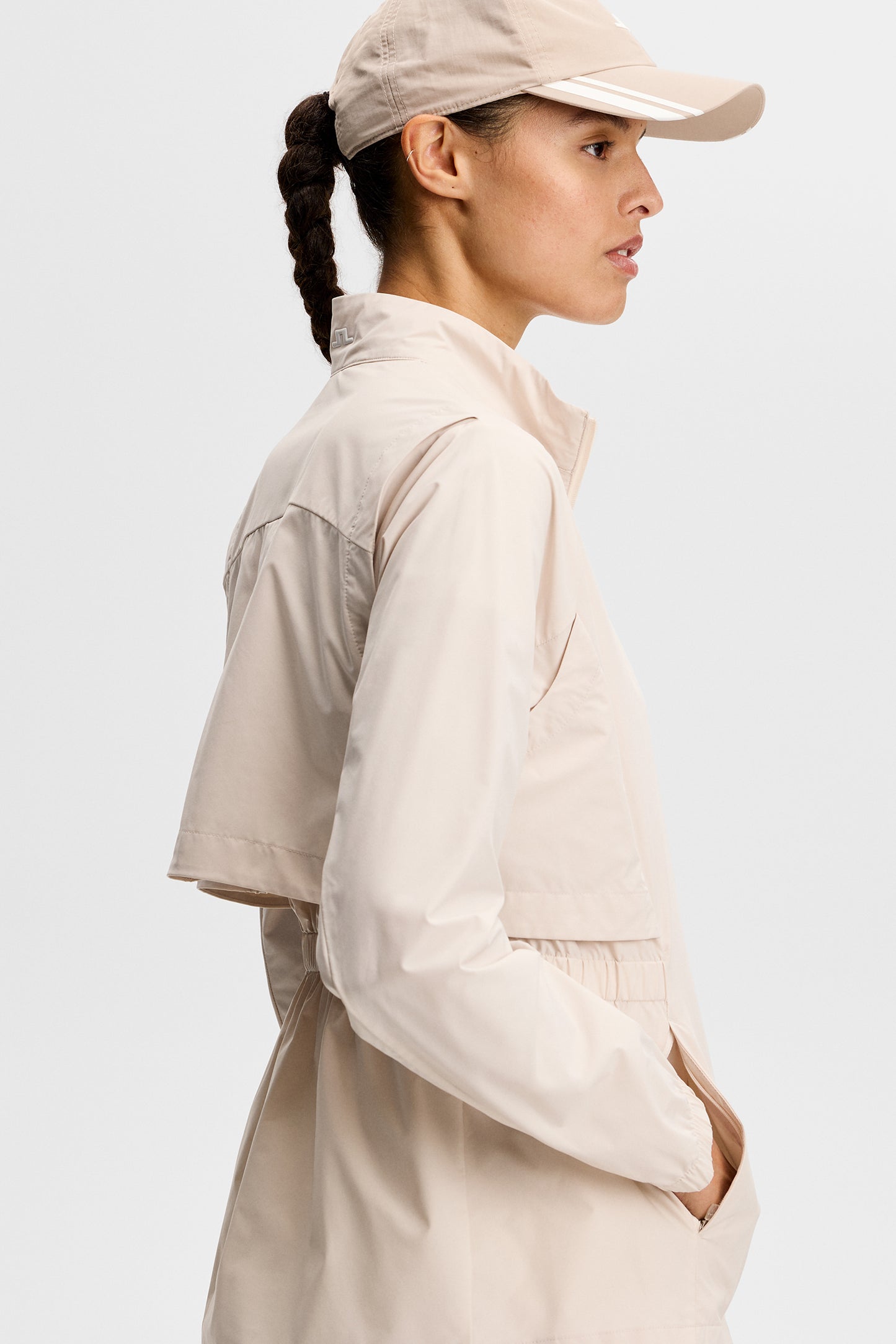 Ellie Motion Shell Jacket in Moonbeam by J.Lindeberg