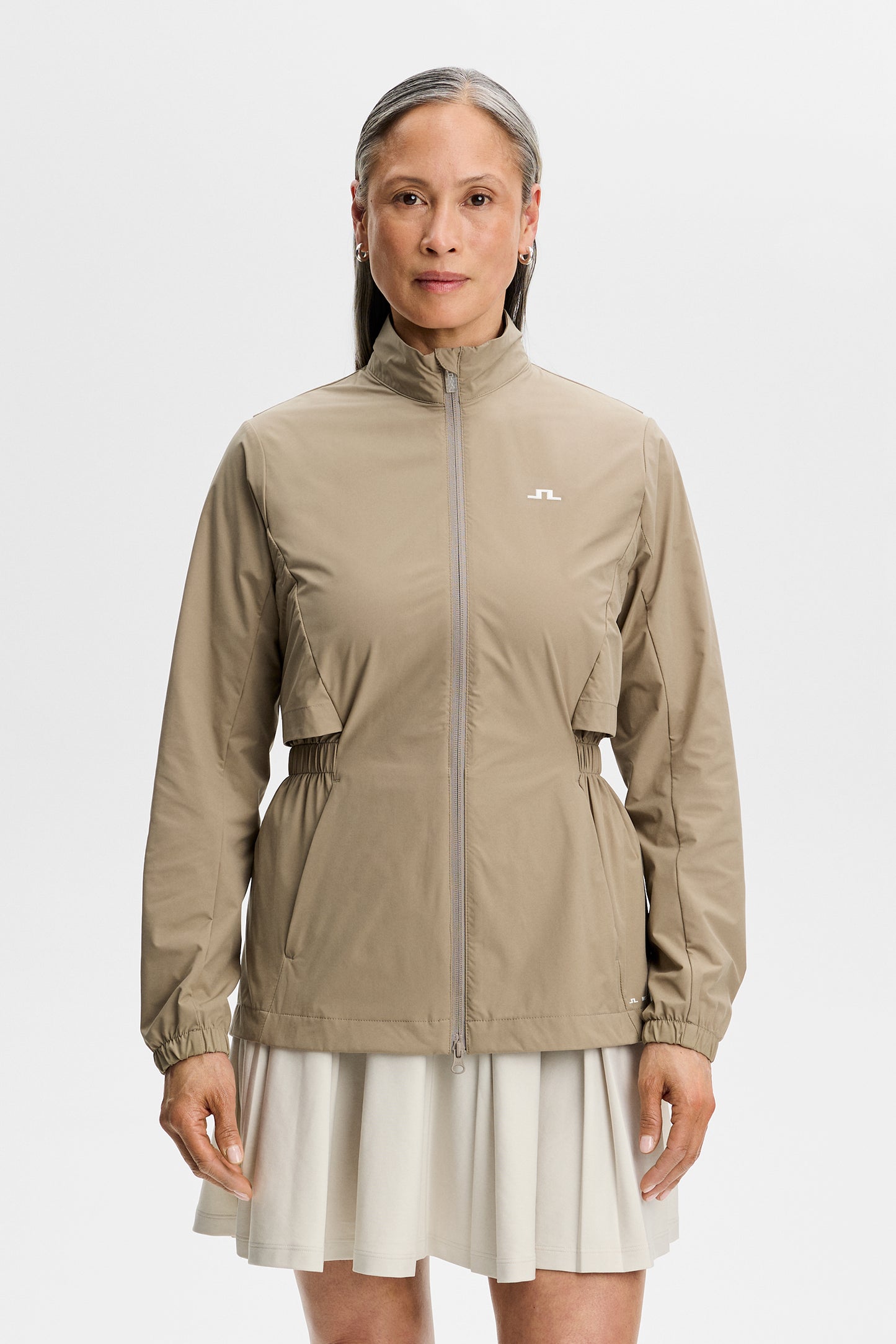 Ellie Motion Shell Jacket in Brindle by J.Lindeberg