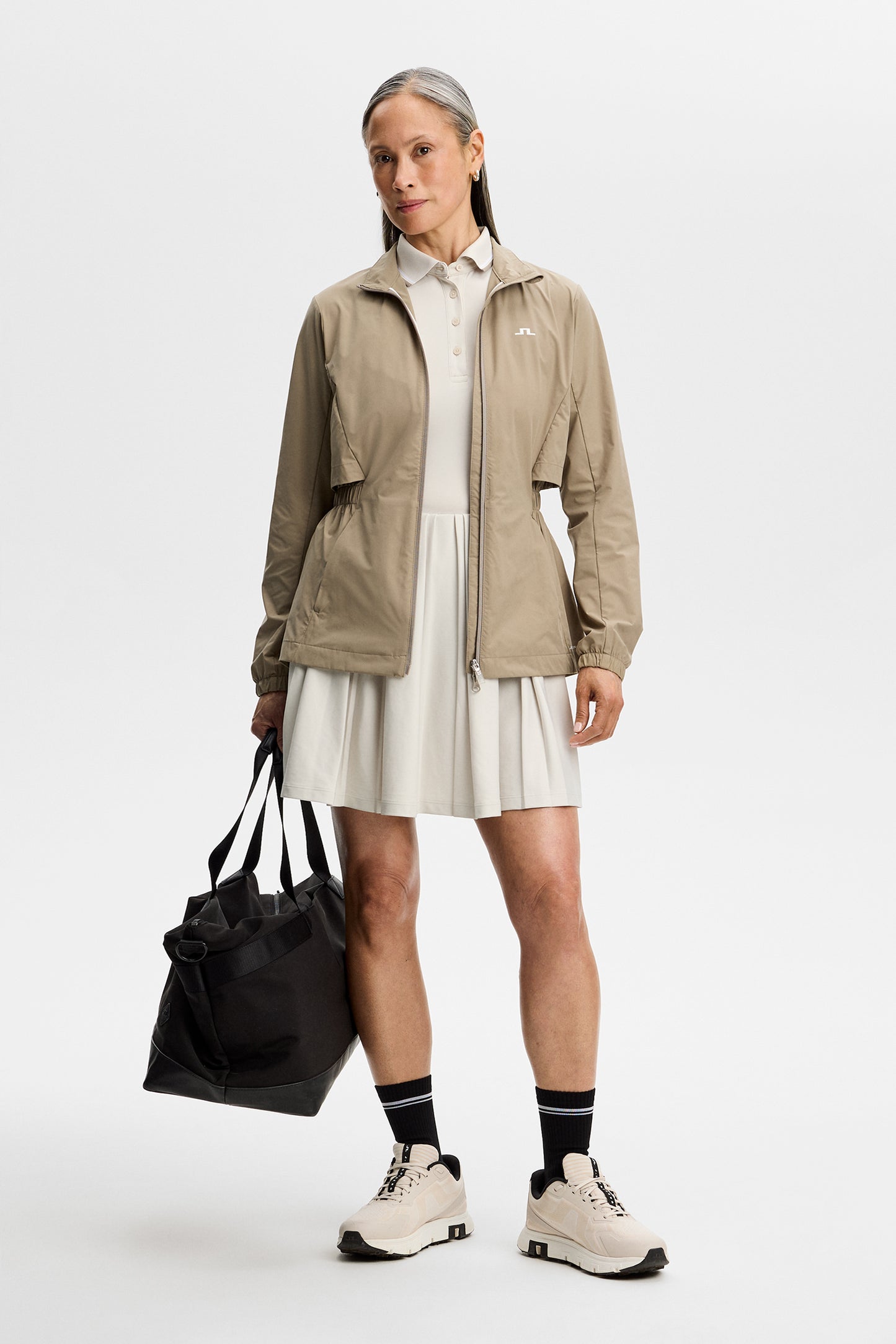 Ellie Motion Shell Jacket in Brindle by J.Lindeberg