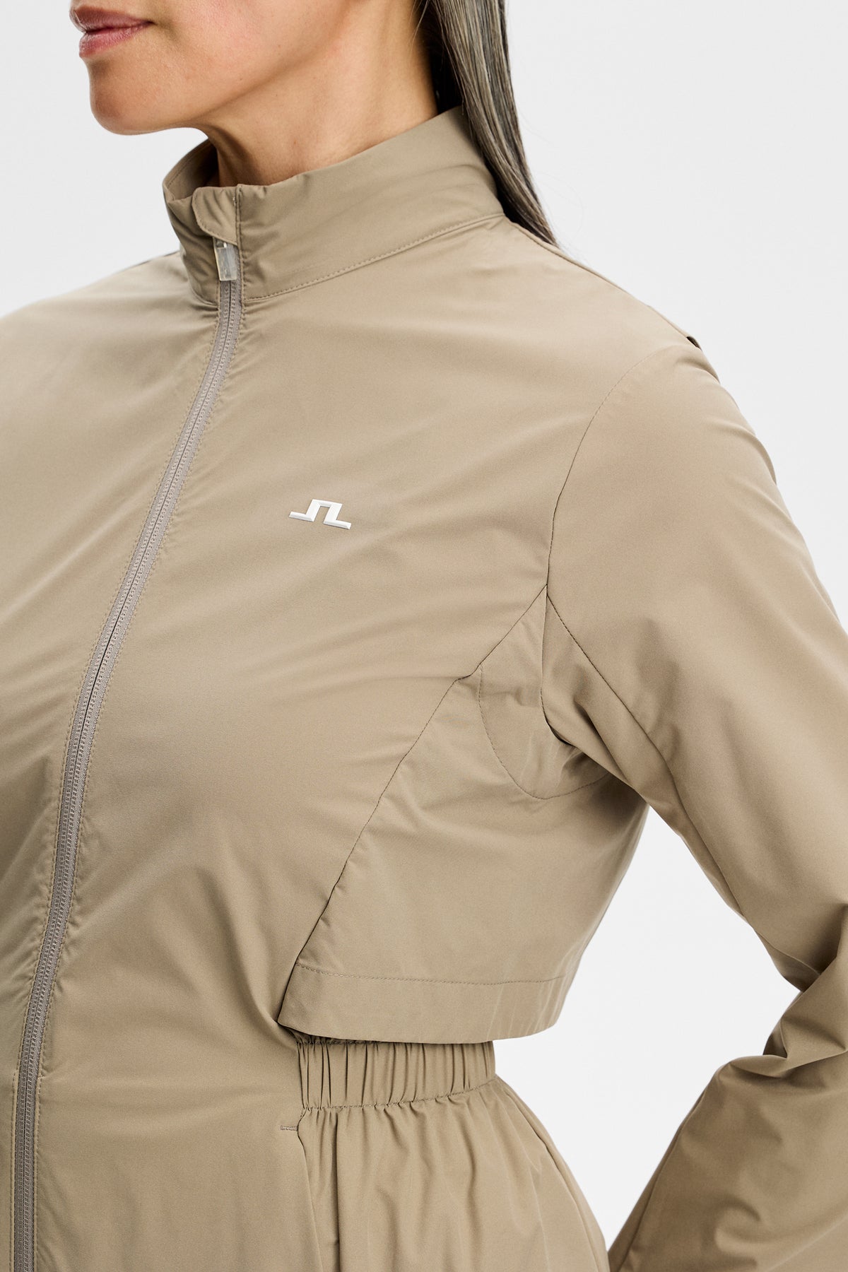 Ellie Motion Shell Jacket in Brindle by J.Lindeberg