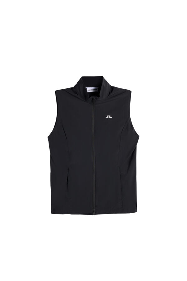 Thorine Wind Packable Vest / Black