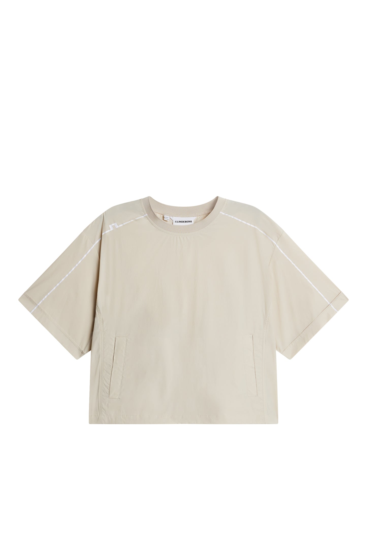 Charley Windbreaker Shirt in Moonbeam by J.Lindeberg