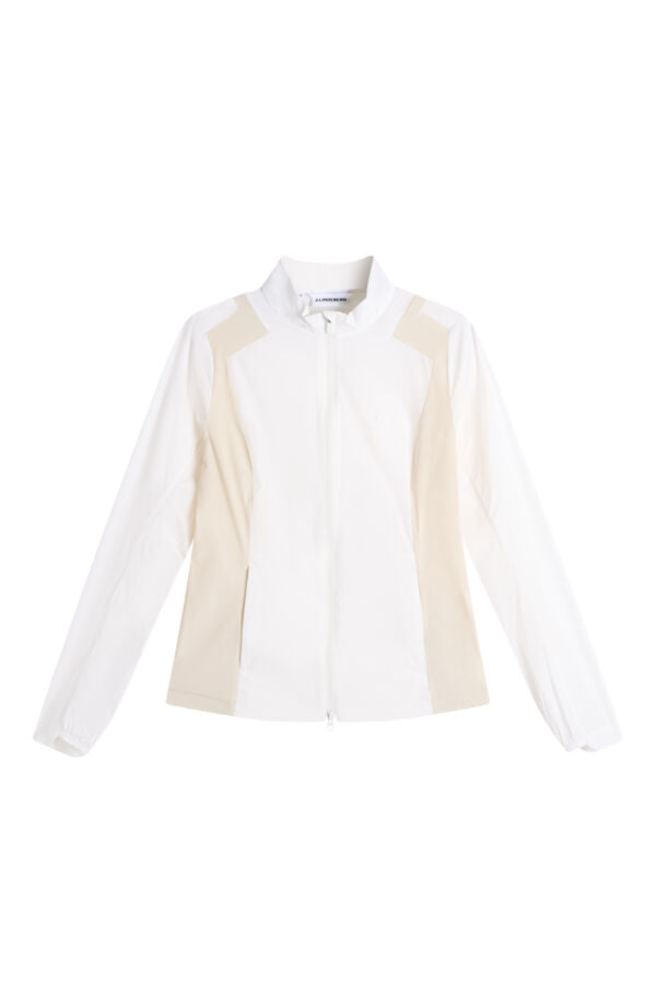 Brooks Zip Packable Jacket / White