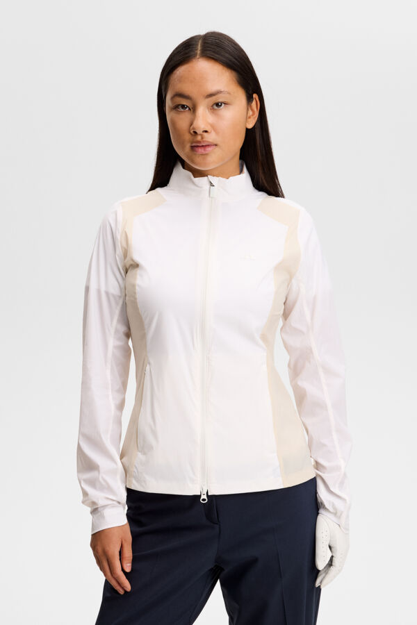 Brooks Zip Packable Jacket / White