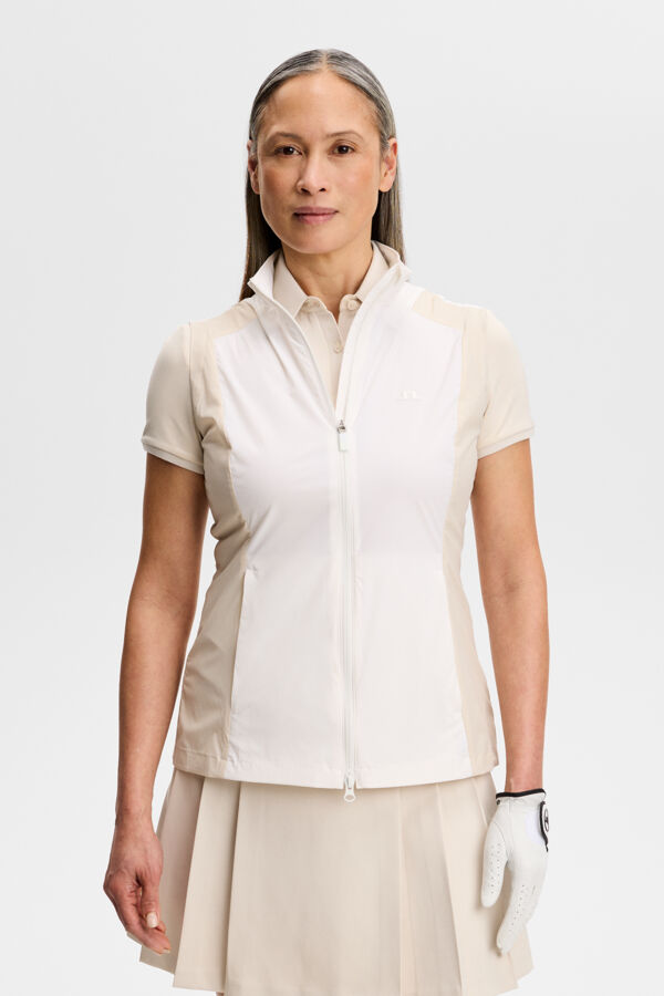 Brooks Zip Packable Vest / White