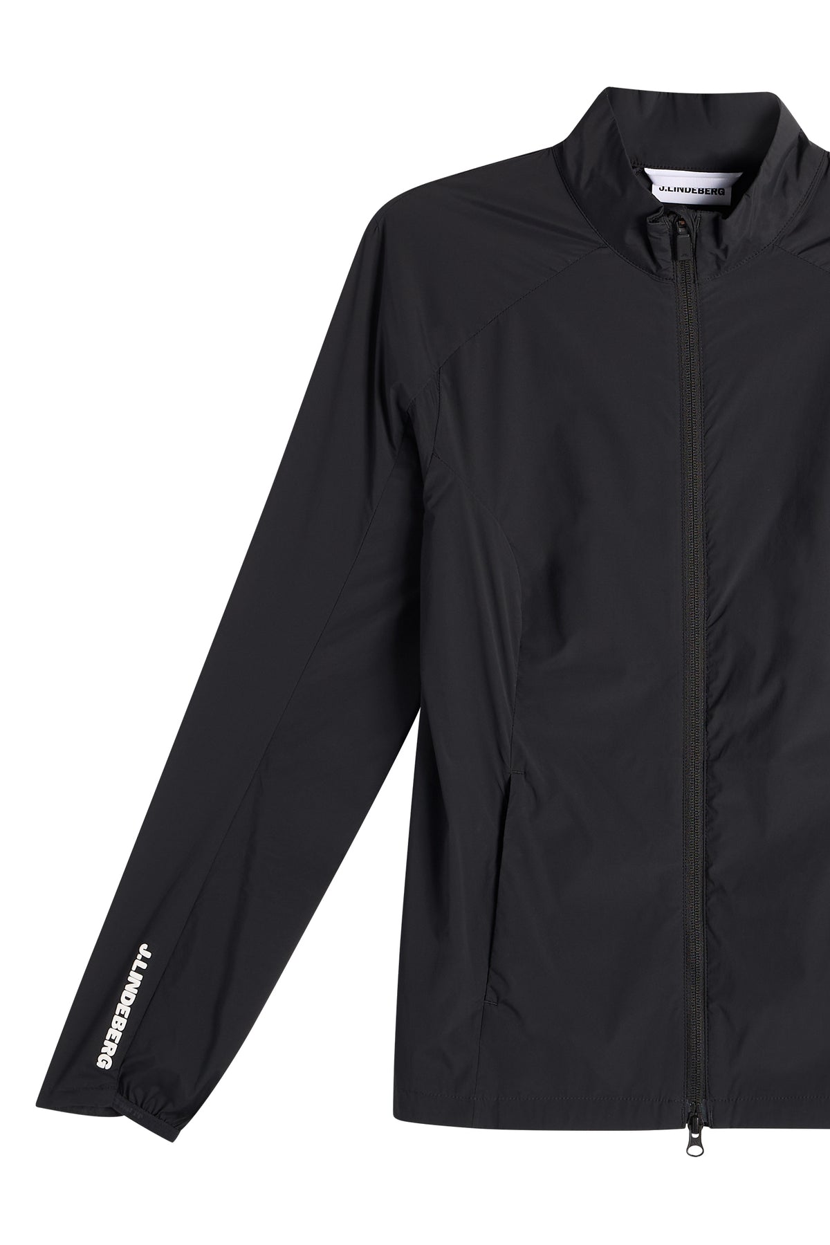 Tour Tech Packable Jacket in Black by J.Lindeberg