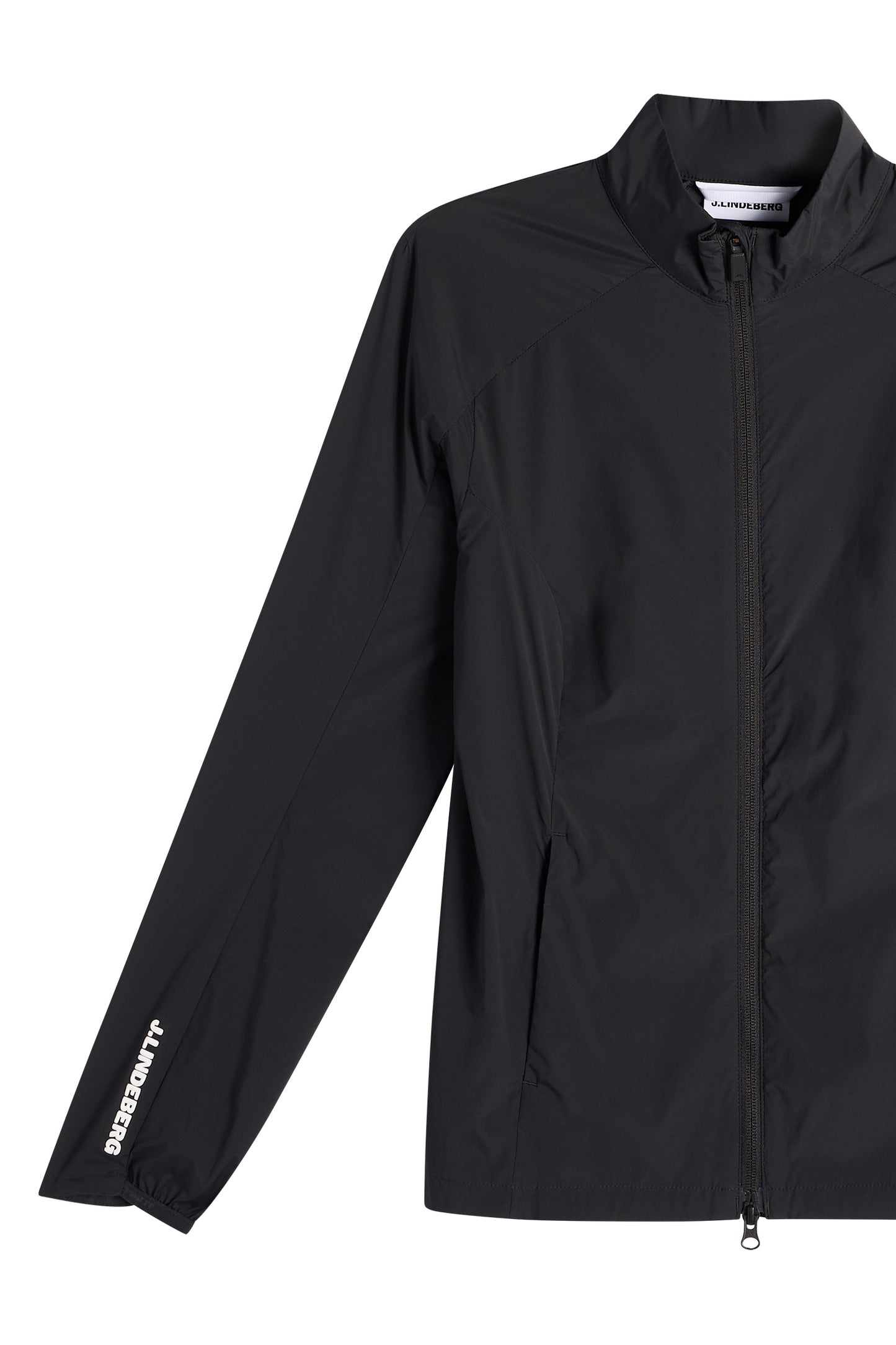 Tour Tech Packable Jacket in Black by J.Lindeberg