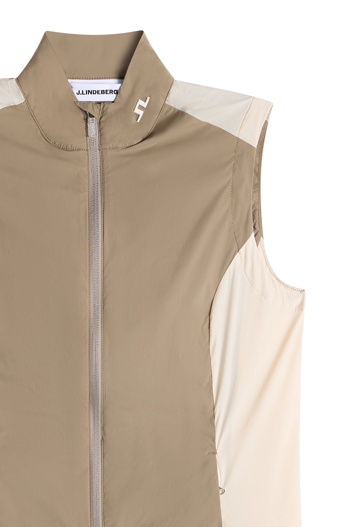 Tour Tech Packable Vest in Brindle by J.Lindeberg