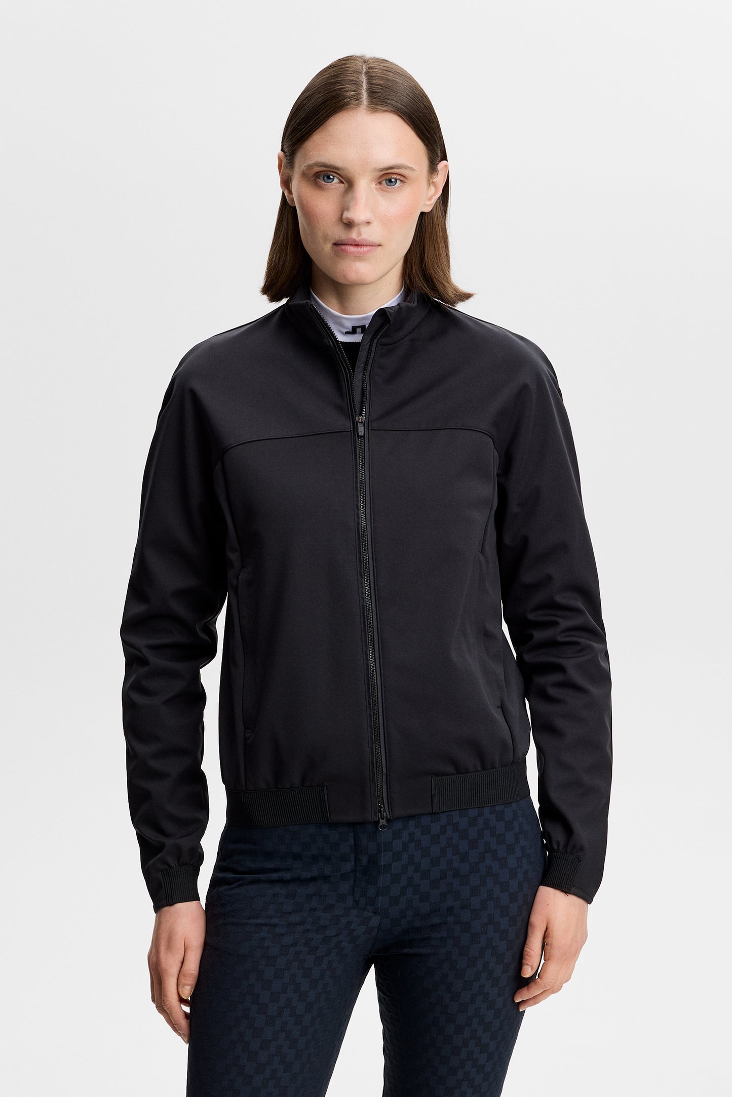 Jolly Softshell Jacket in Black by J.Lindeberg