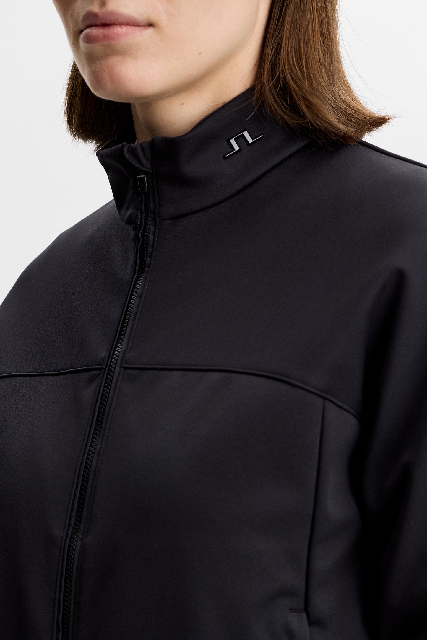 Jolly Softshell Jacket in Black by J.Lindeberg