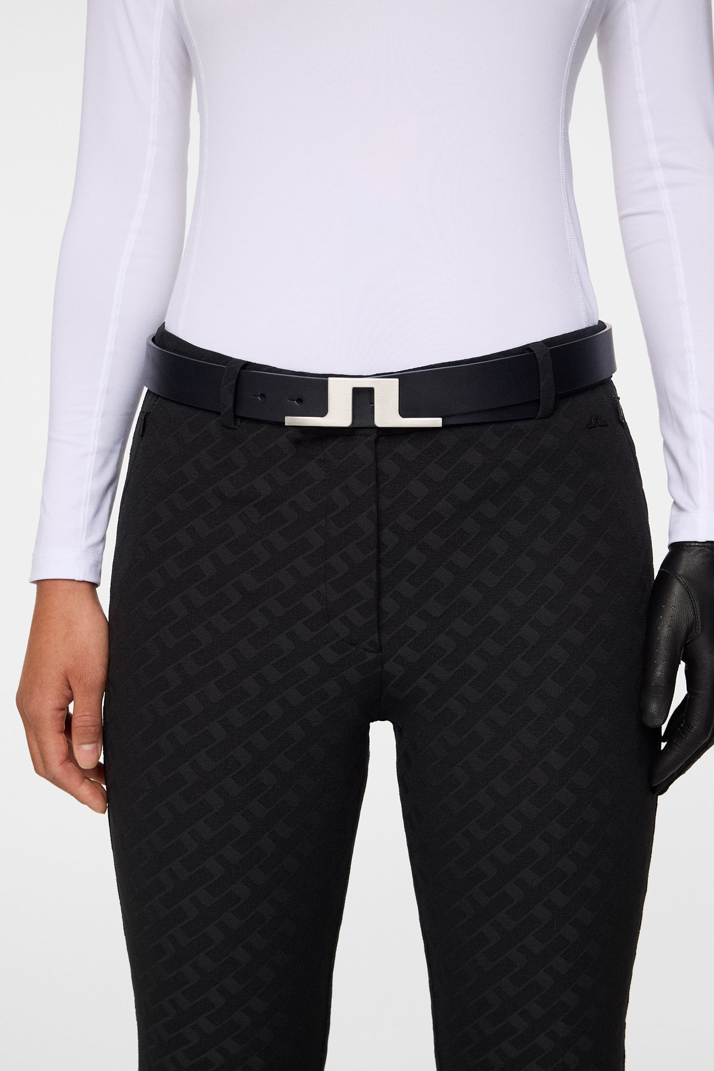 Pia Bridge Pant in Black by J.Lindeberg