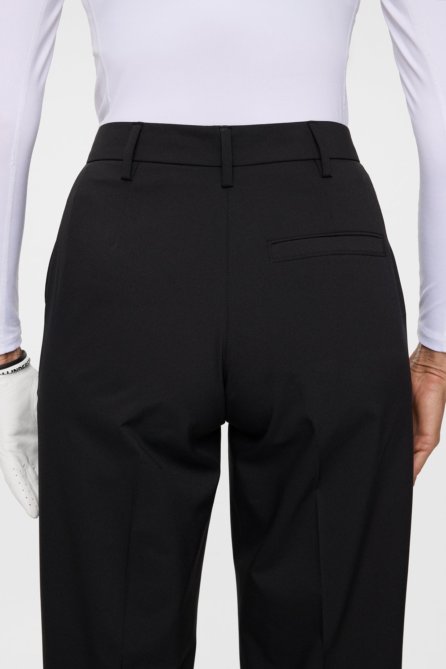 Norah Side Stripe Pant in Black by J.Lindeberg