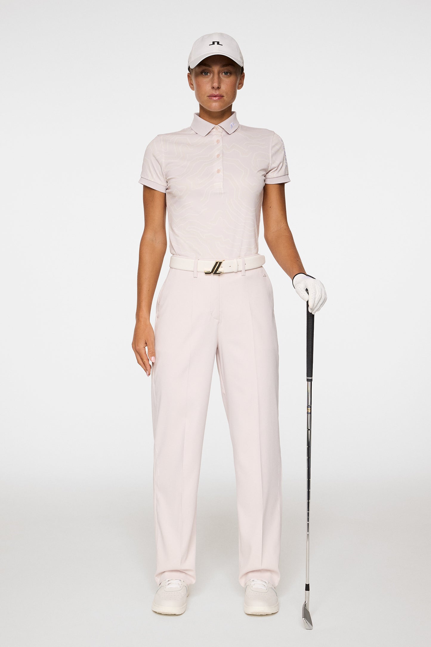 Norah Side Stripe Pant in Grey Lilac by J.Lindeberg