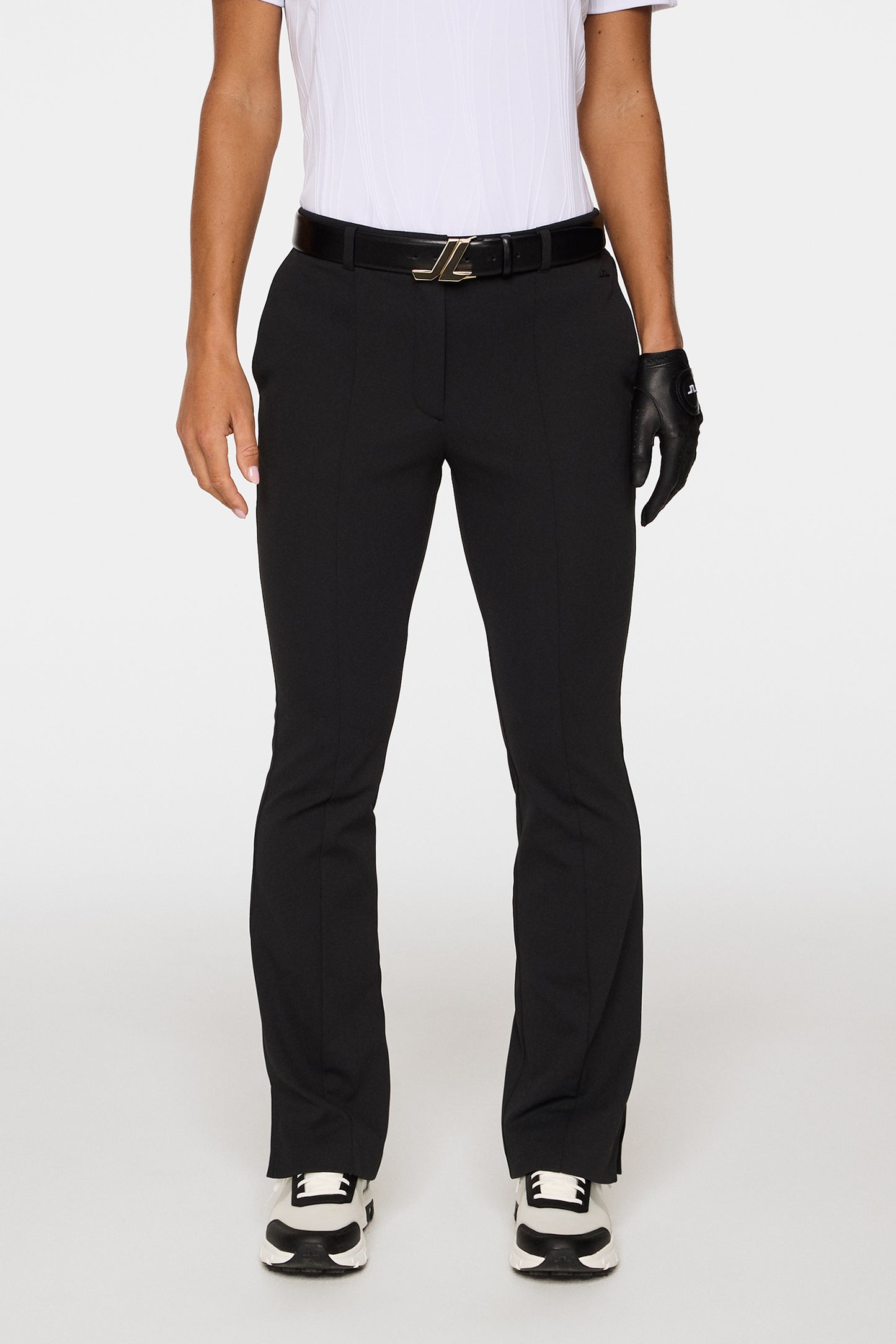 Flare Pant in Black by J.Lindeberg