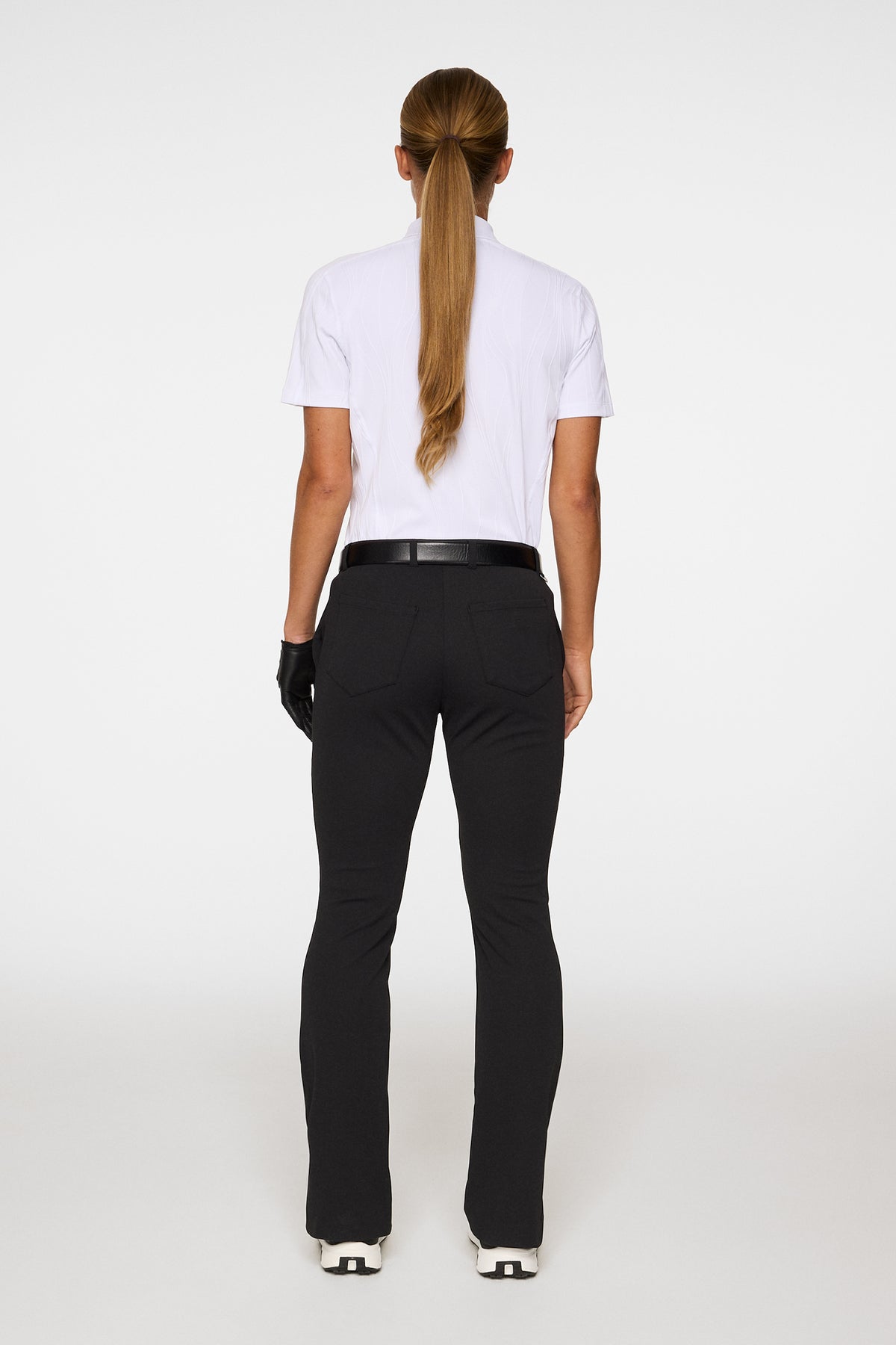 Flare Pant in Black by J.Lindeberg