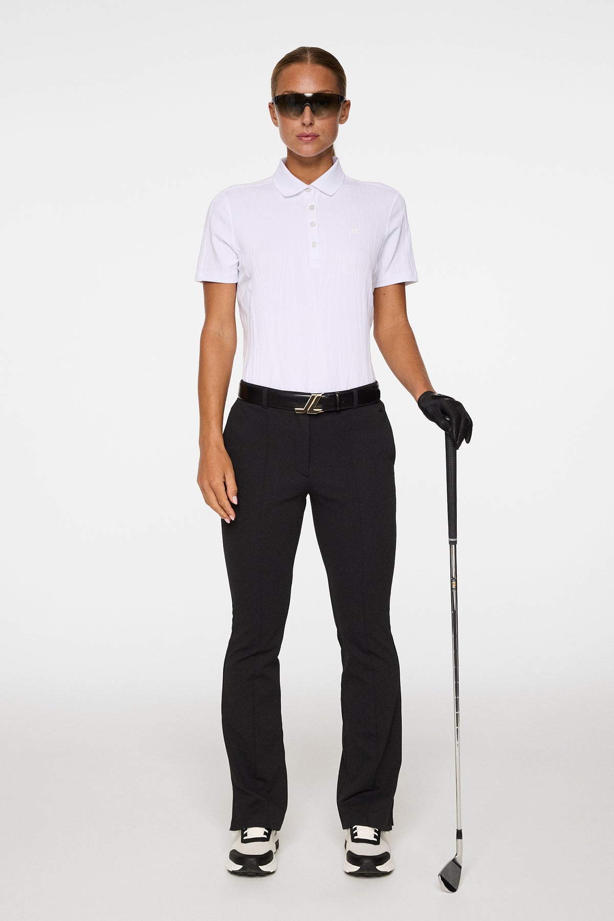 Flare Pant in Black by J.Lindeberg