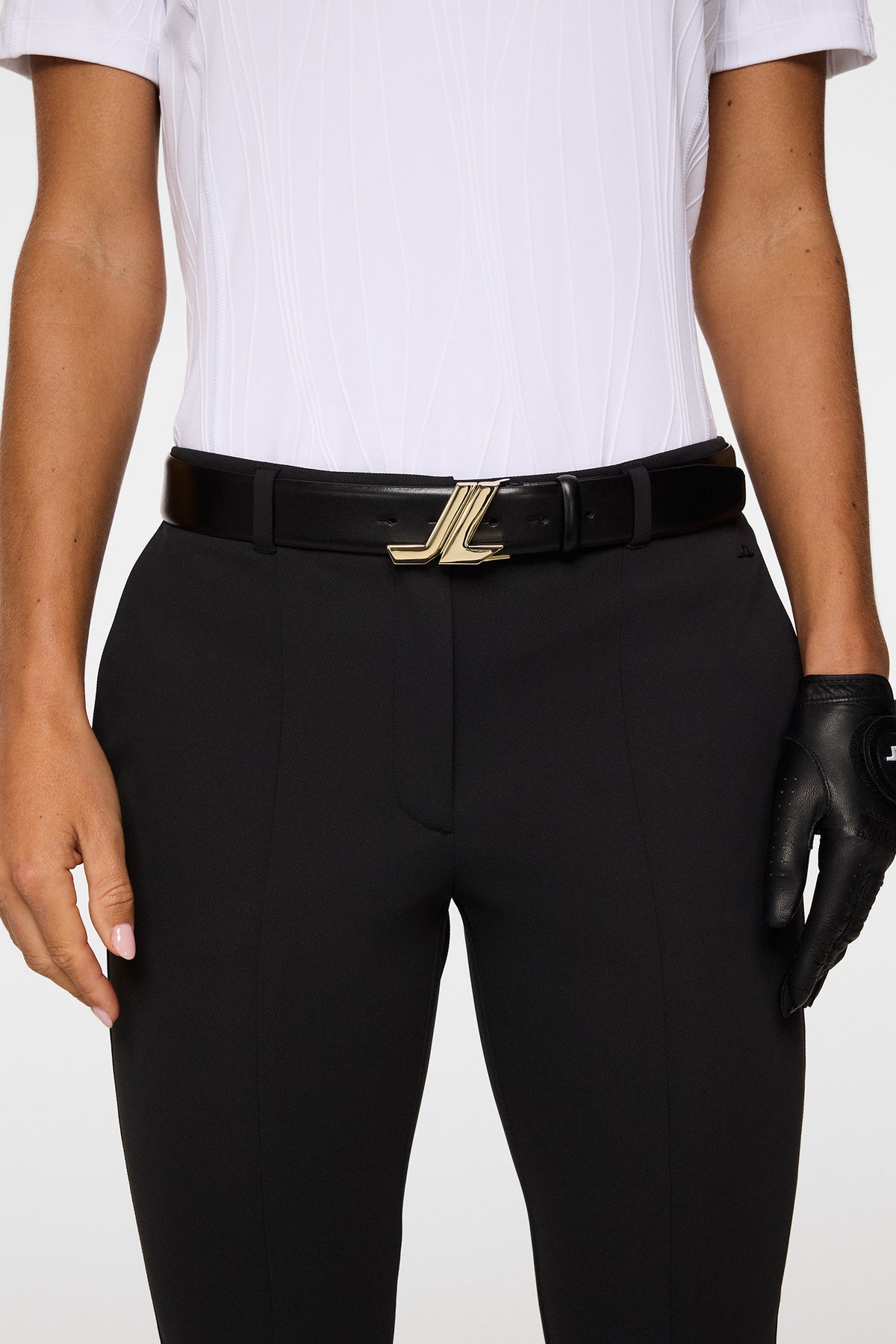 Flare Pant in Black by J.Lindeberg