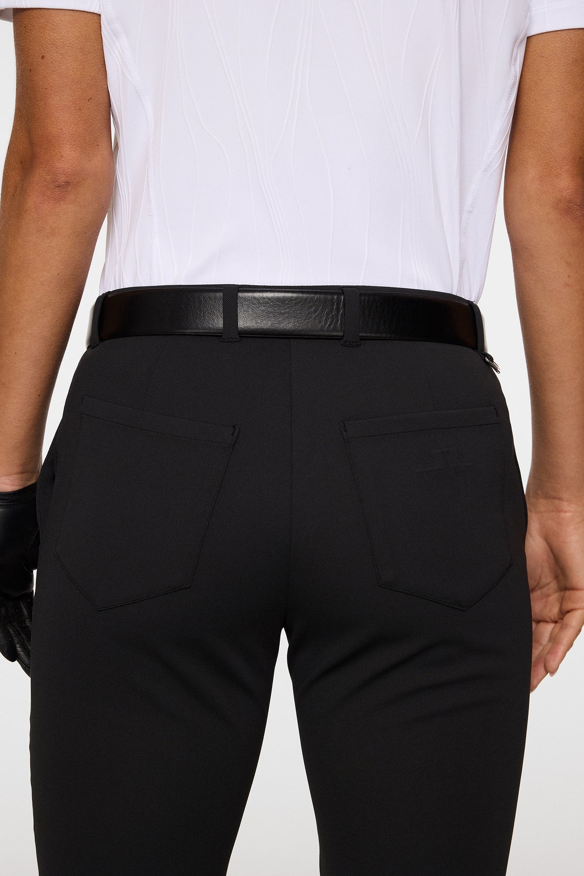 Flare Pant in Black by J.Lindeberg