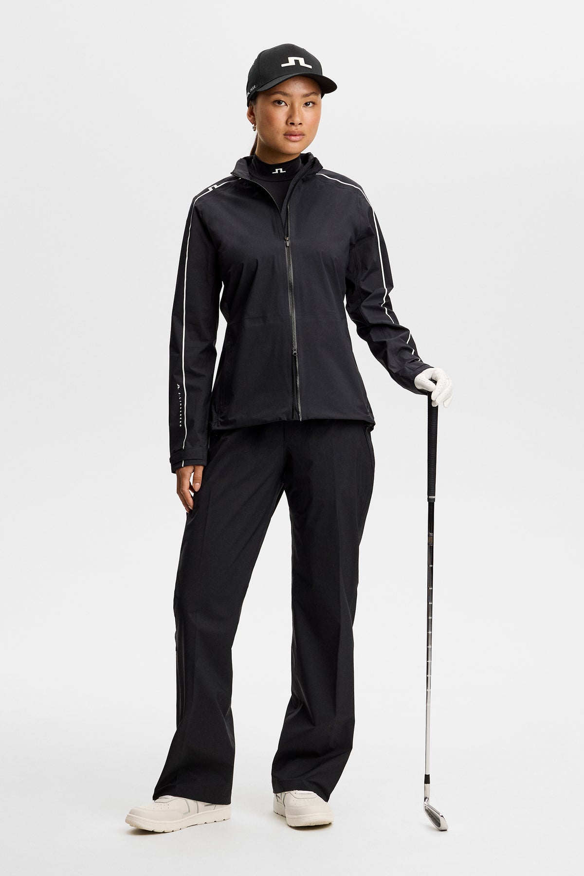Bryn Rain Pants in Black by J.Lindeberg