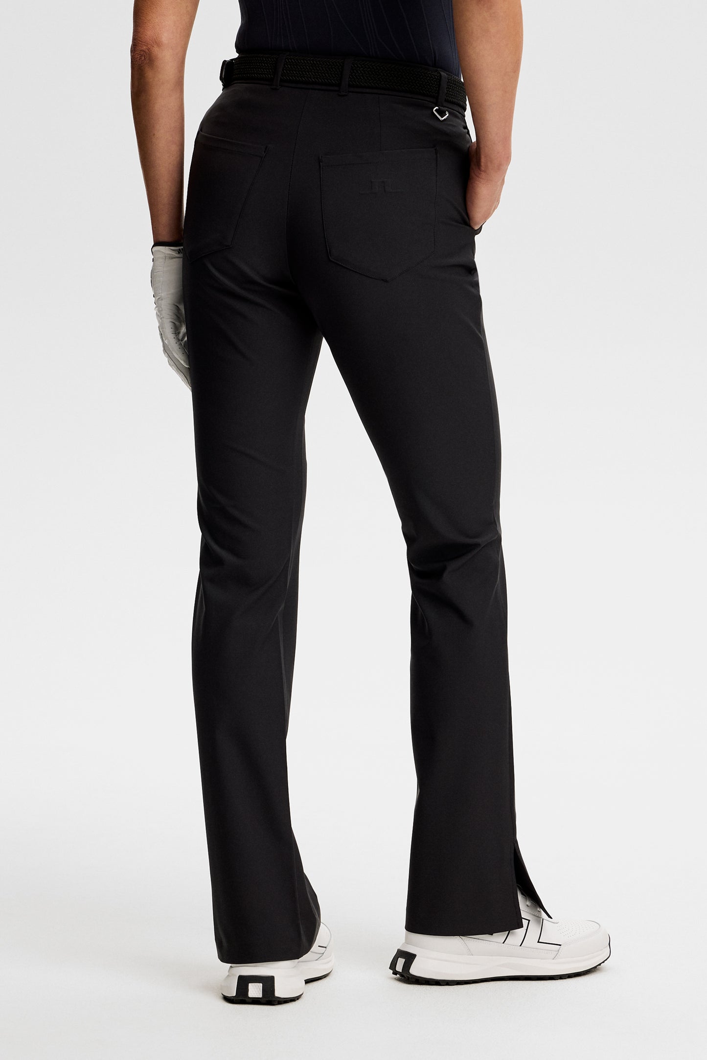 Flare Pant in Black by J.Lindeberg
