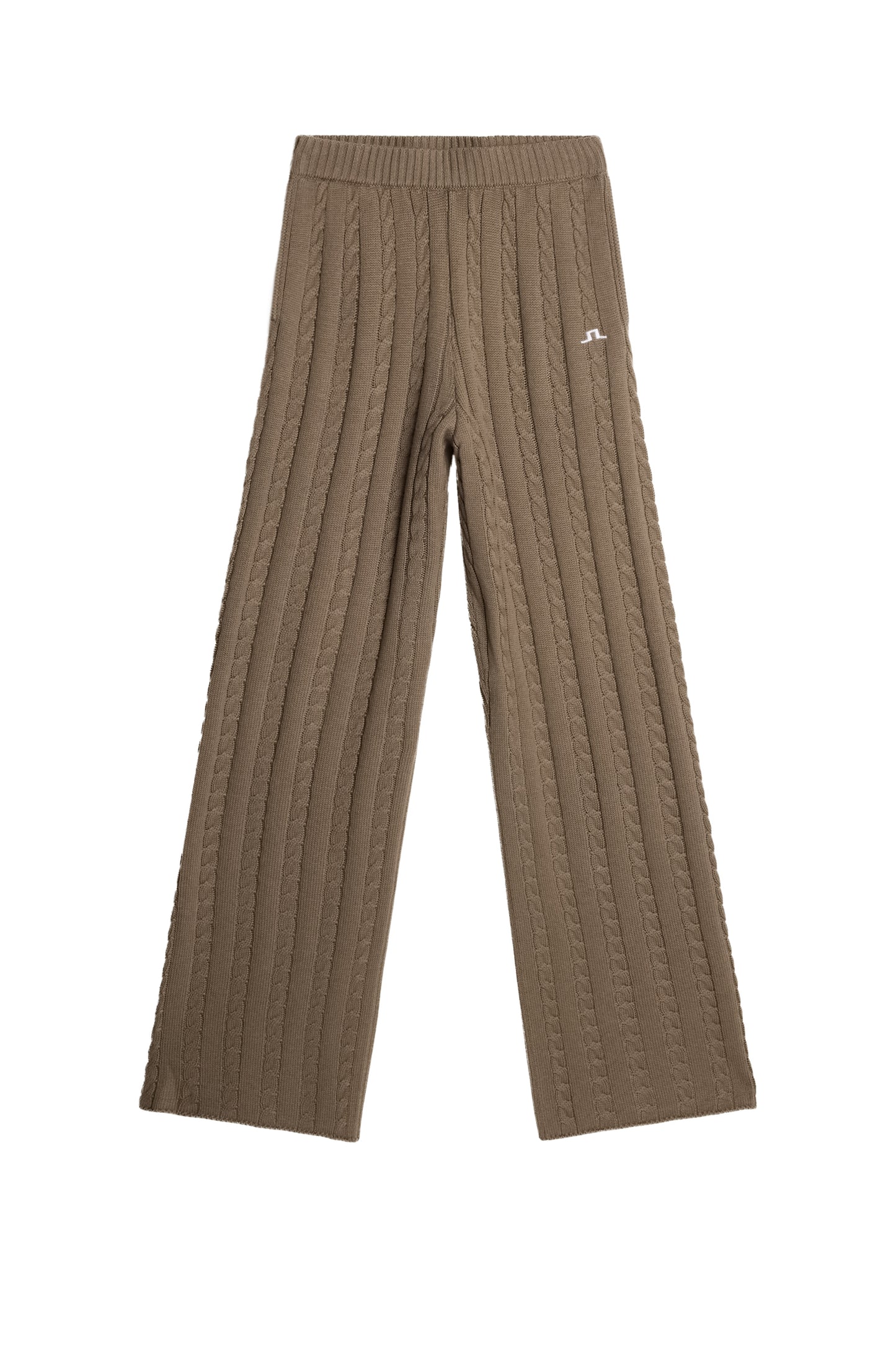Kiana Cable Knit Wool Pant in Brindle by J.Lindeberg
