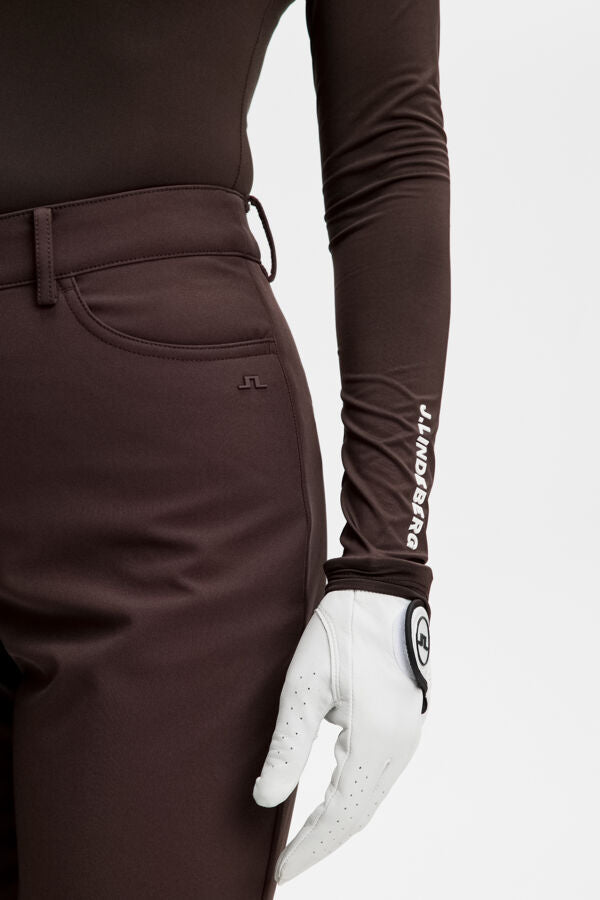 Mia Bonded Pant / Seal Brown