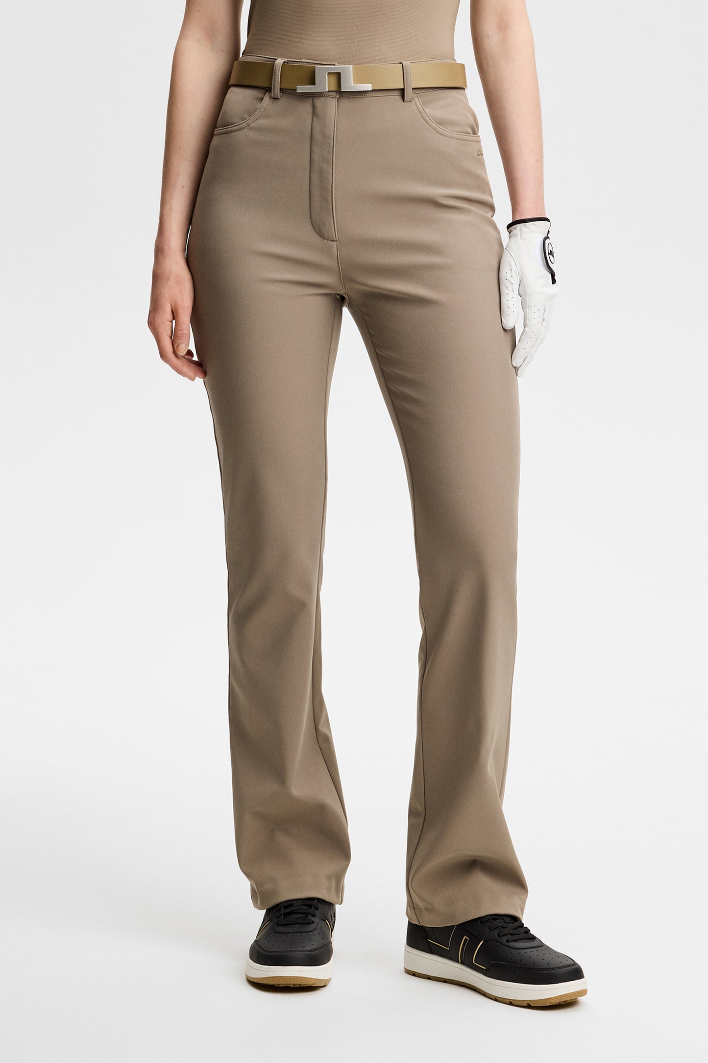 Mia Bonded Pant in Brindle by J.Lindeberg