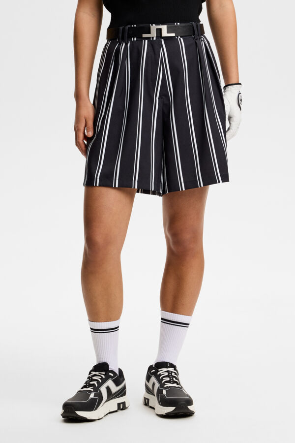 30Y Carmen Striped Long Shorts / 2-1 Stripe Print