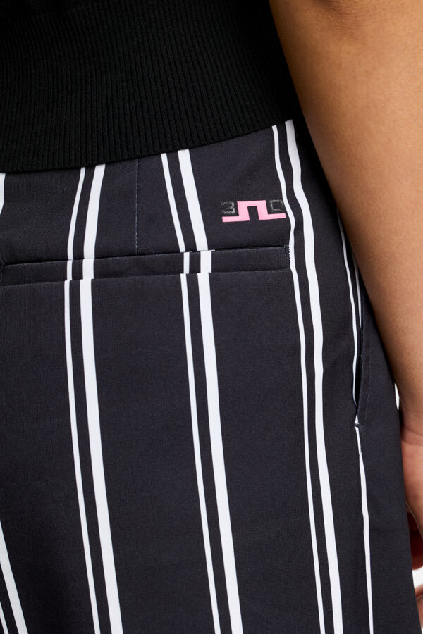 30Y Carmen Striped Long Shorts / 2-1 Stripe Print