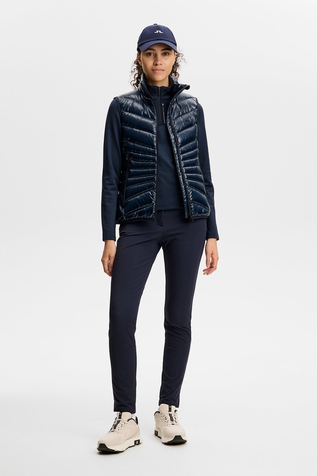 Pinja Fleece Twill Pant in JL Navy by J.Lindeberg