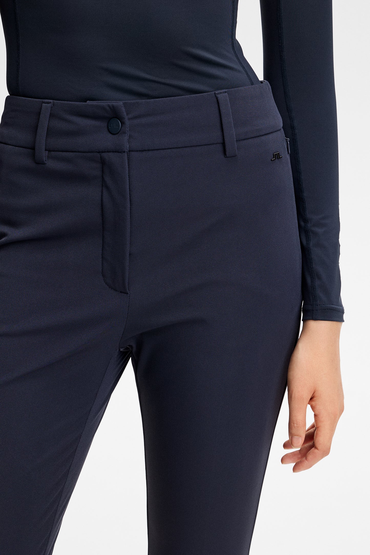 Pinja Fleece Twill Pant in JL Navy by J.Lindeberg