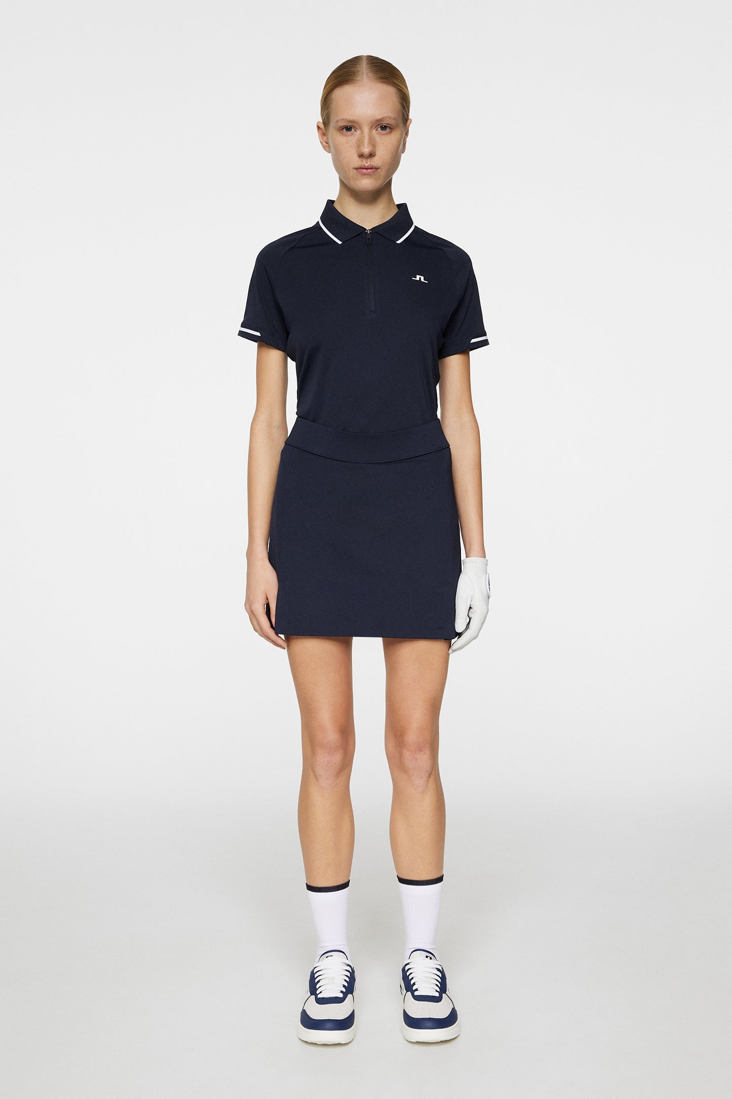 Amelie Mid Golf Skirt in JL Navy by J.Lindeberg