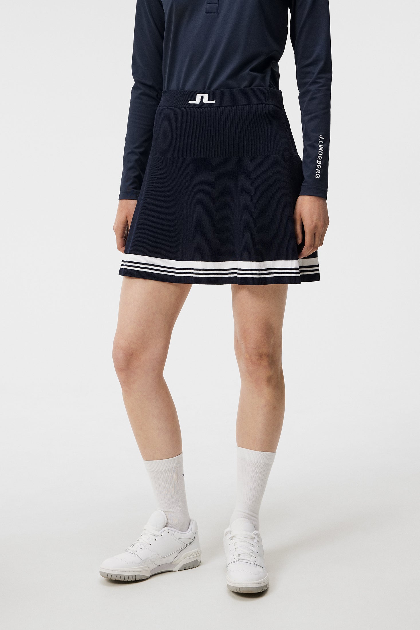 Frida Stripe Knitted Skirt